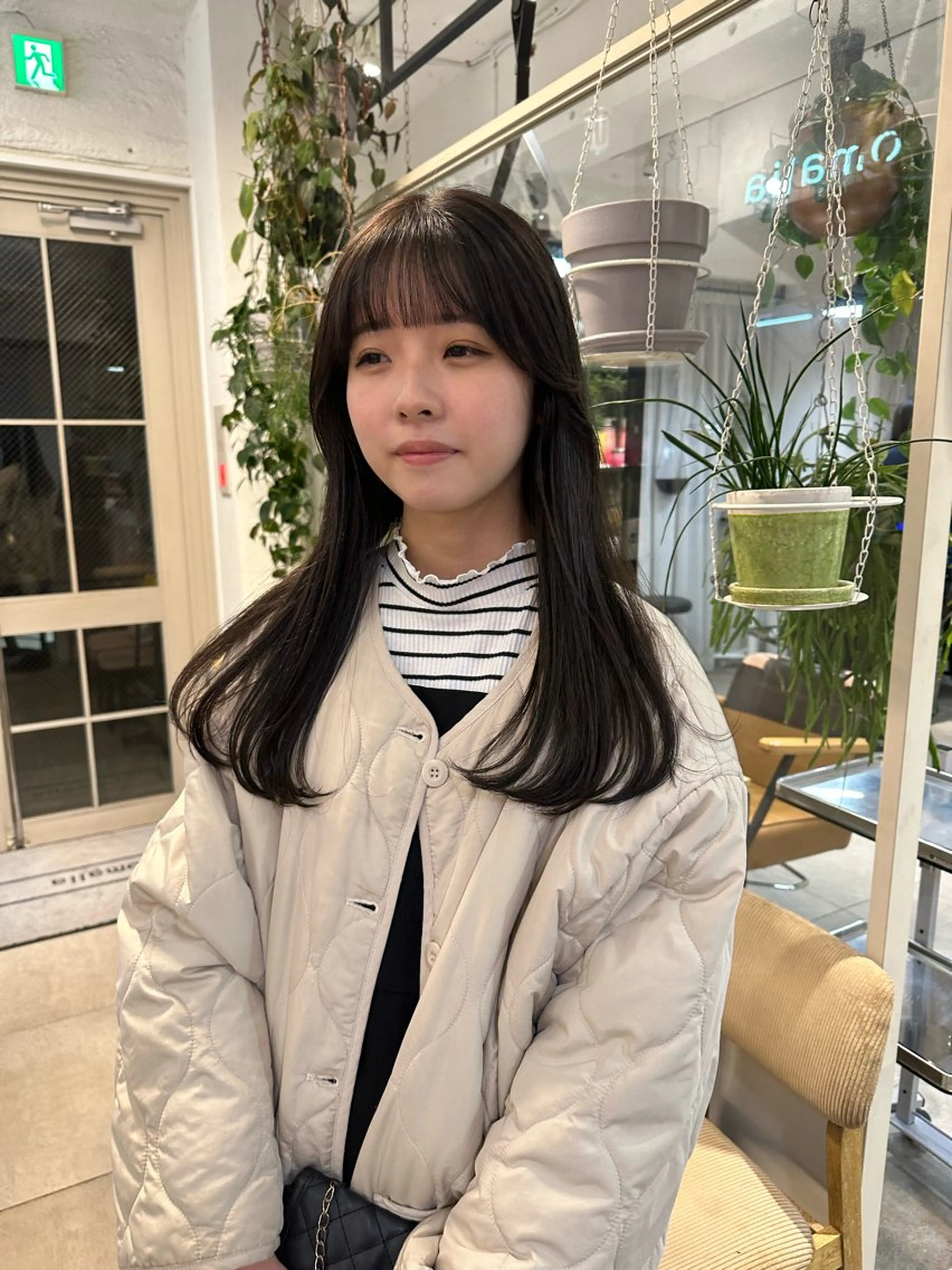 ロング カラー ブリーチ ハイトーンカラー ブリーチなしカラー ボブ ロング REINA☁️透明感 カラー/ぷつっと♡のヘアスタイル