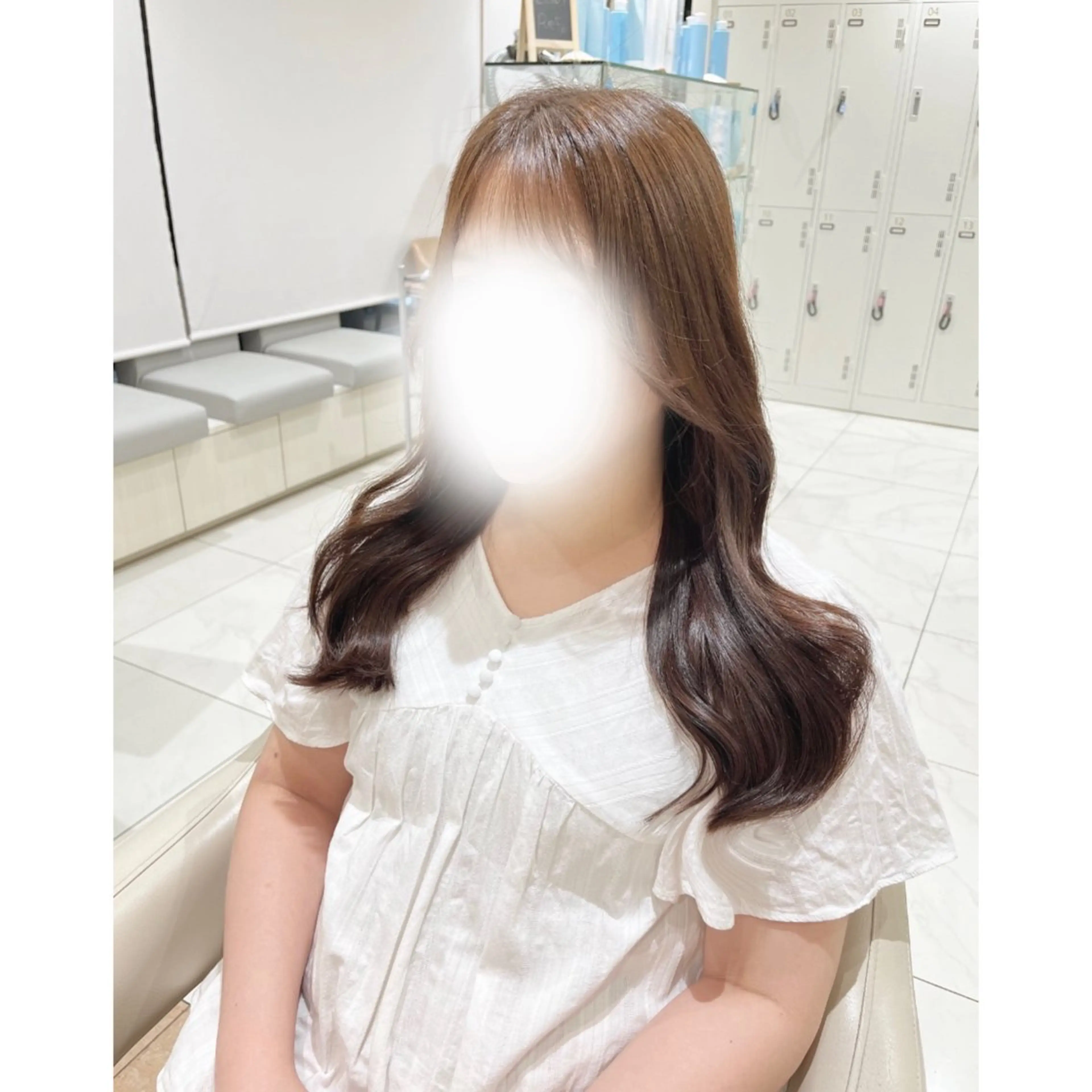 ロング カラー ヘアアレンジ 韓国ヘア 🎀中川綾乃🎀のヘアスタイル