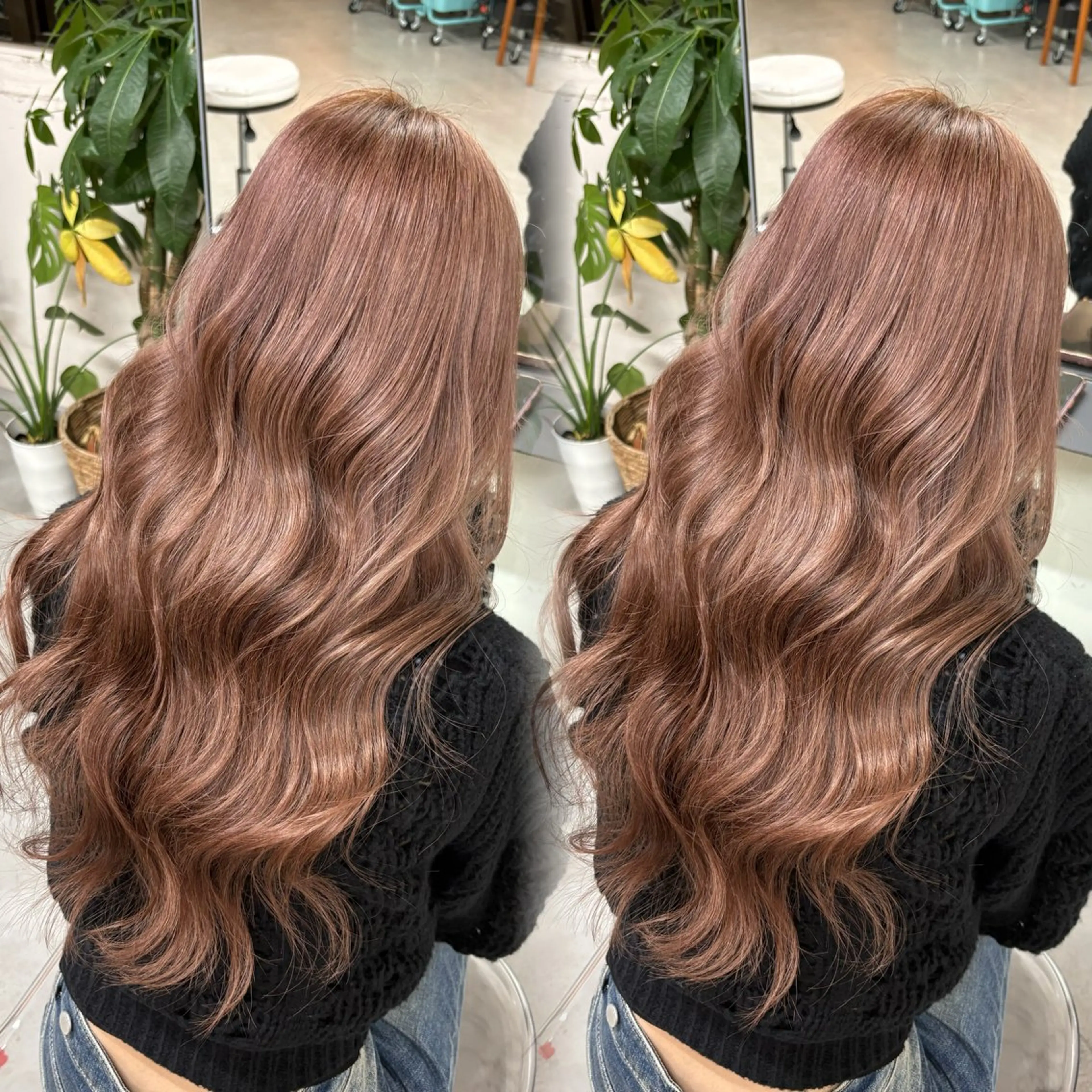 ロング ヘアカラー chihiro🎀 pinkcolorのヘアスタイル