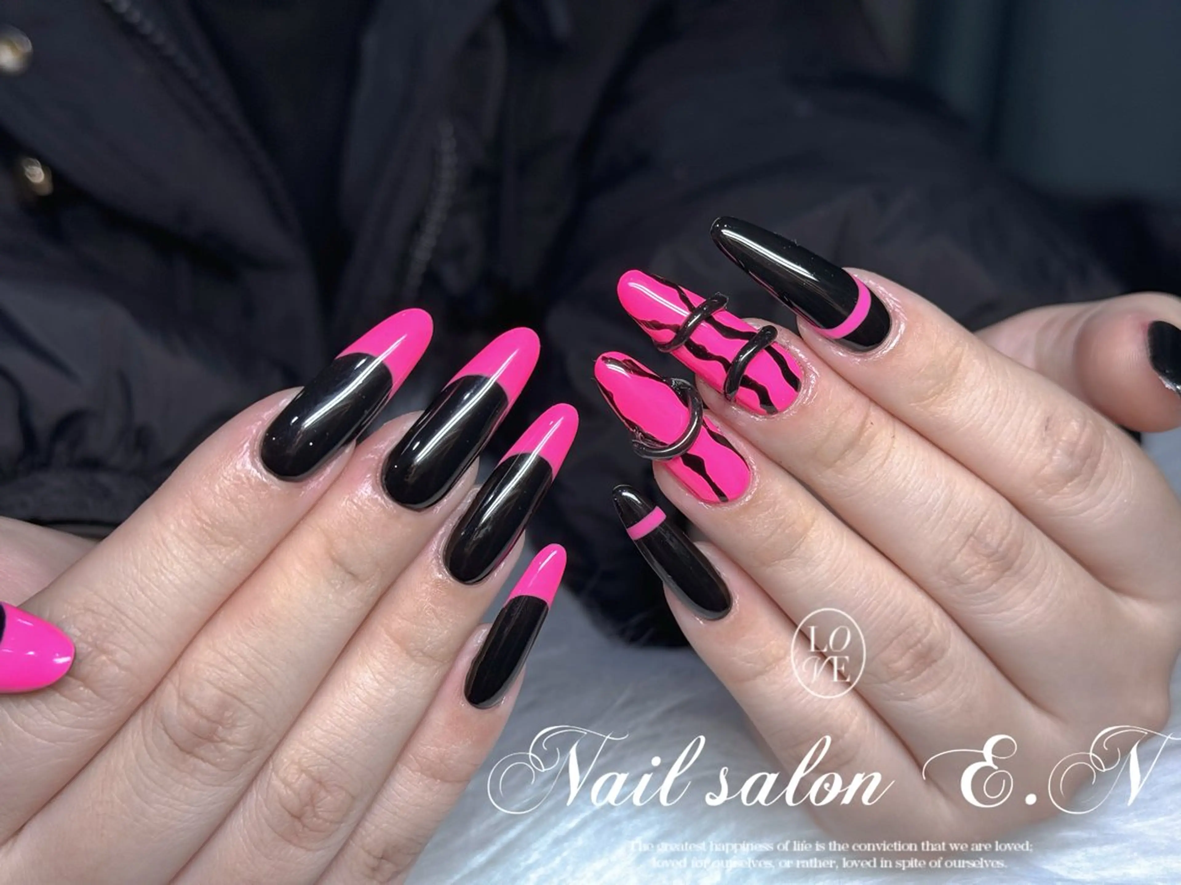 ネイル E.N🦋 長さ出し/持ち込みのネイルデザイン