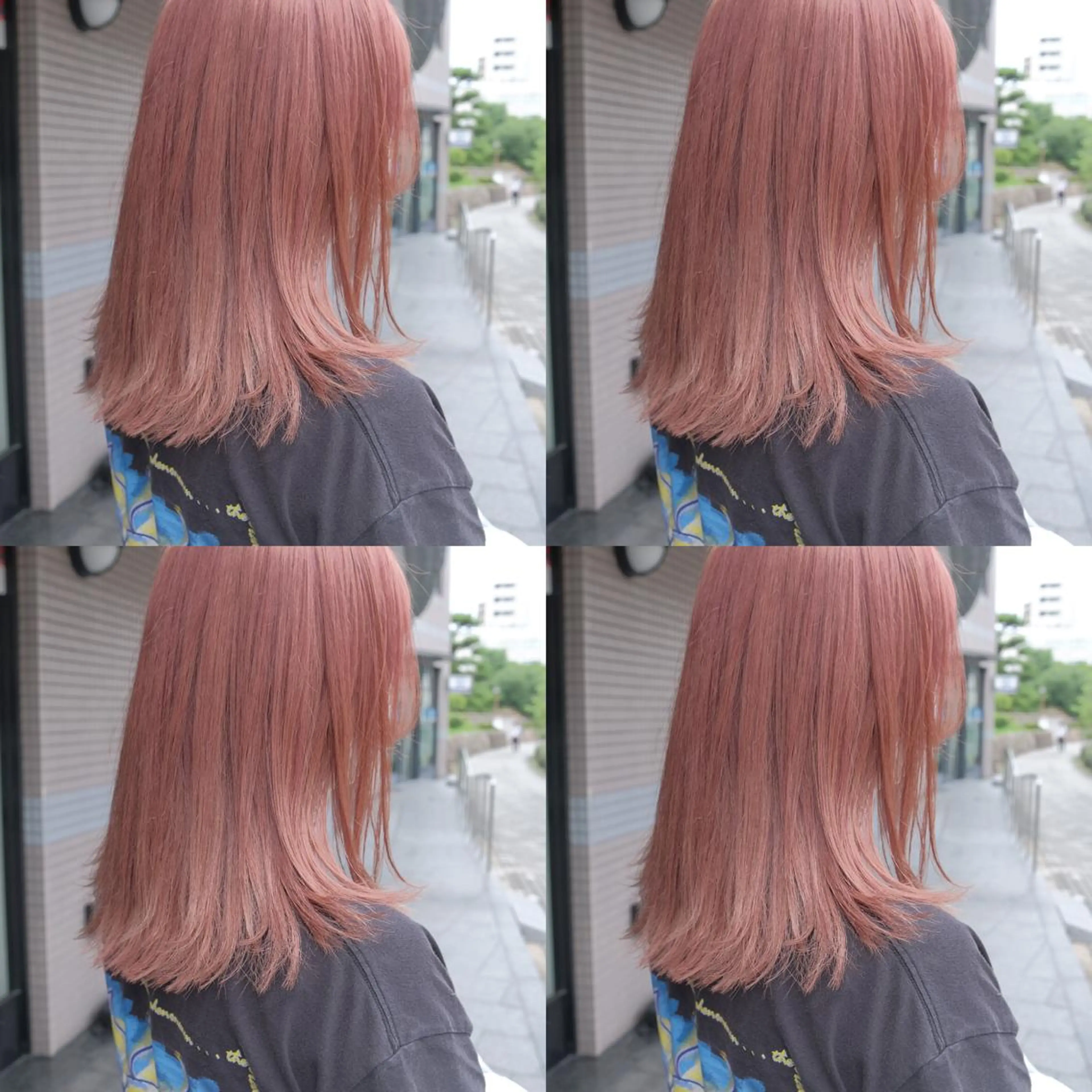 ショート カラー ヘアアレンジ ベージュカラー ブリーチ 透明感カラー ピンクカラー ピンクベージュ カット トリートメント 竹内啓太 ボブのヘアスタイル