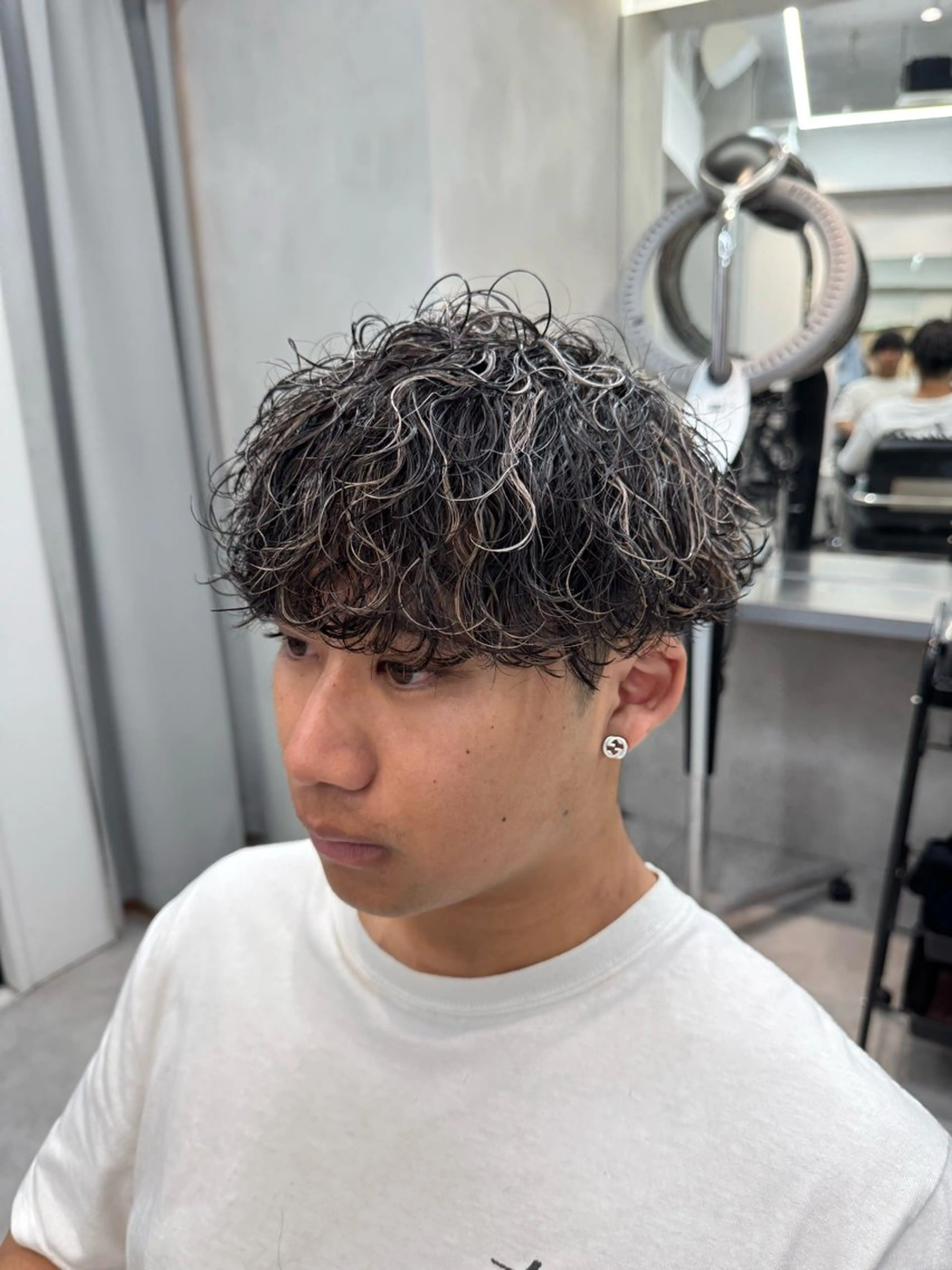 パーマ メンズ メンズパーマ カット ヘアカラー パーマ 大宮メンズ特化/パー マ職人/小川藍人のヘアスタイル