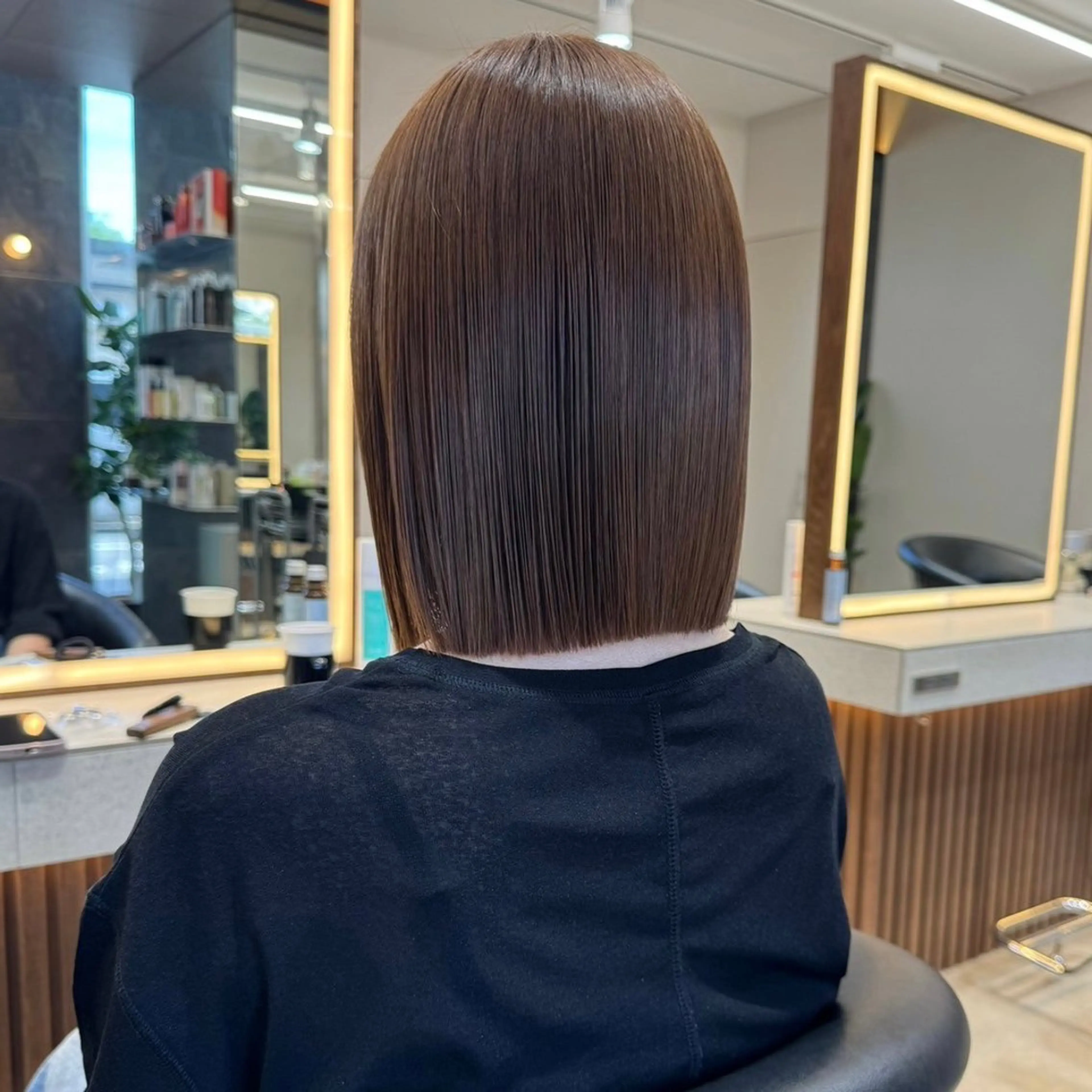 ショート カット 縮毛矯正 トリートメント 原宿/ボブ/髪質 改善/レイヤー/優希のヘアスタイル