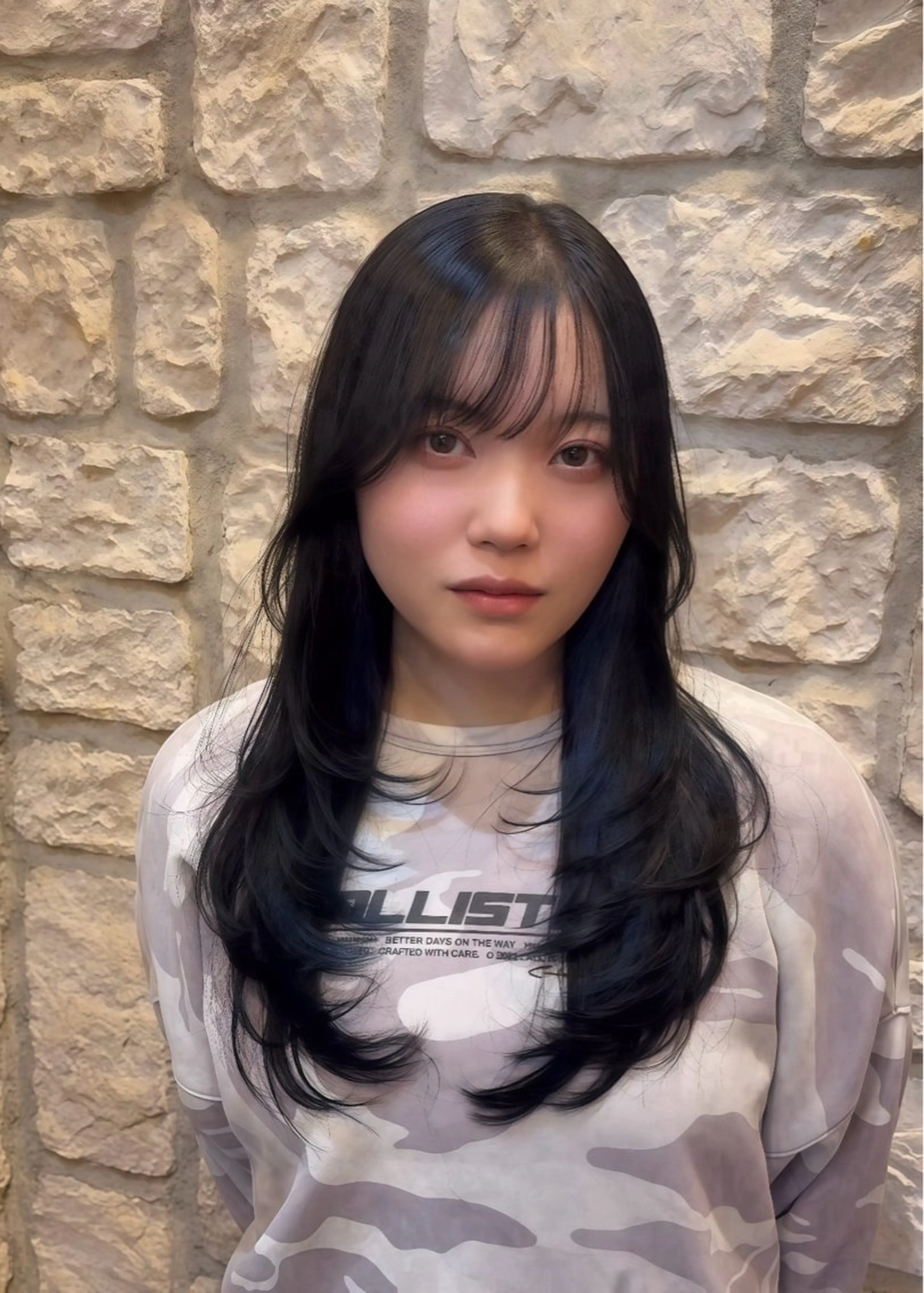 ロング カラー 町田/レイヤーカット ハッシュカット/八木のヘアスタイル