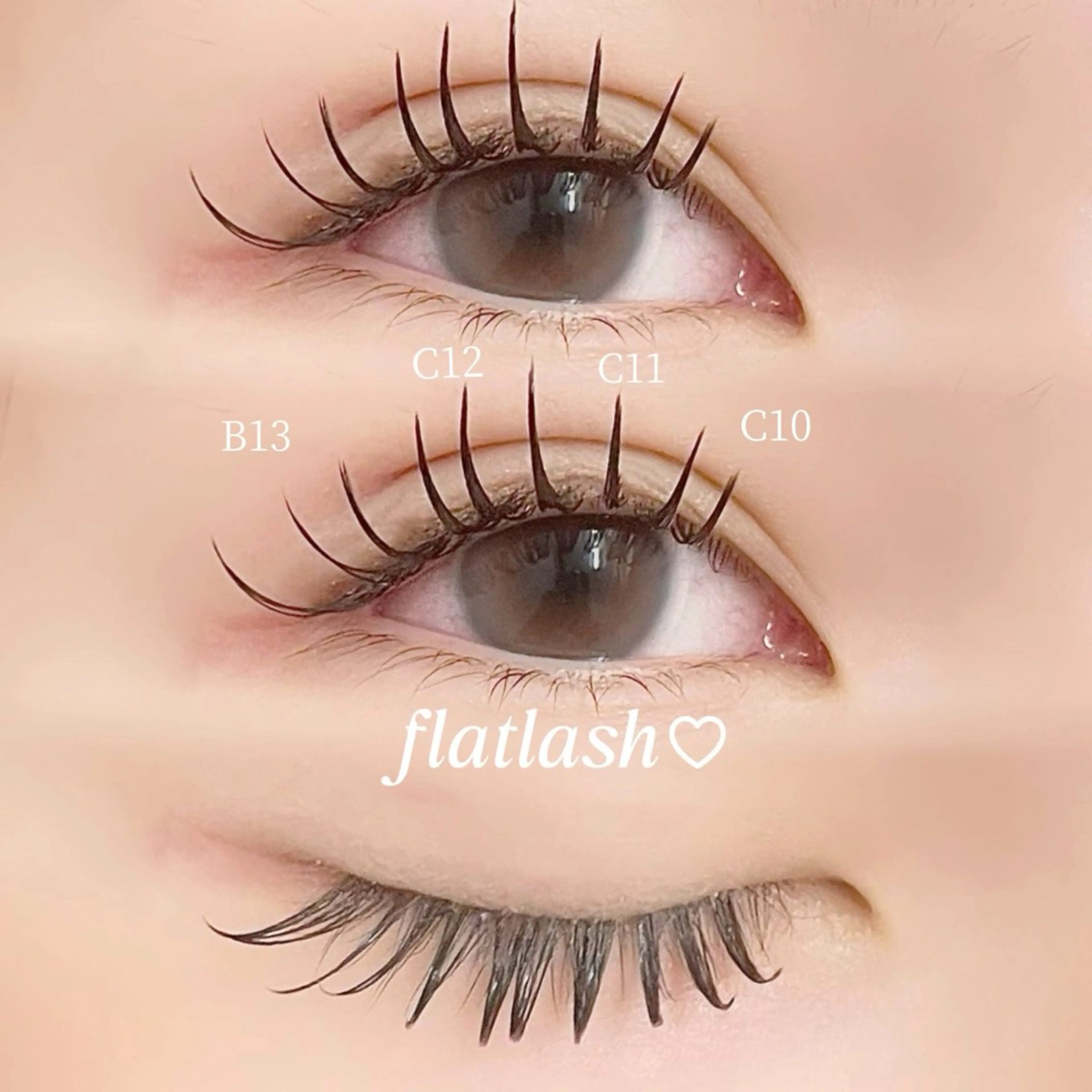 マツエク・マツパ マツエク Ren♡梅田┋束感 マツエク┋パリエクのマツエク・マツパデザイン