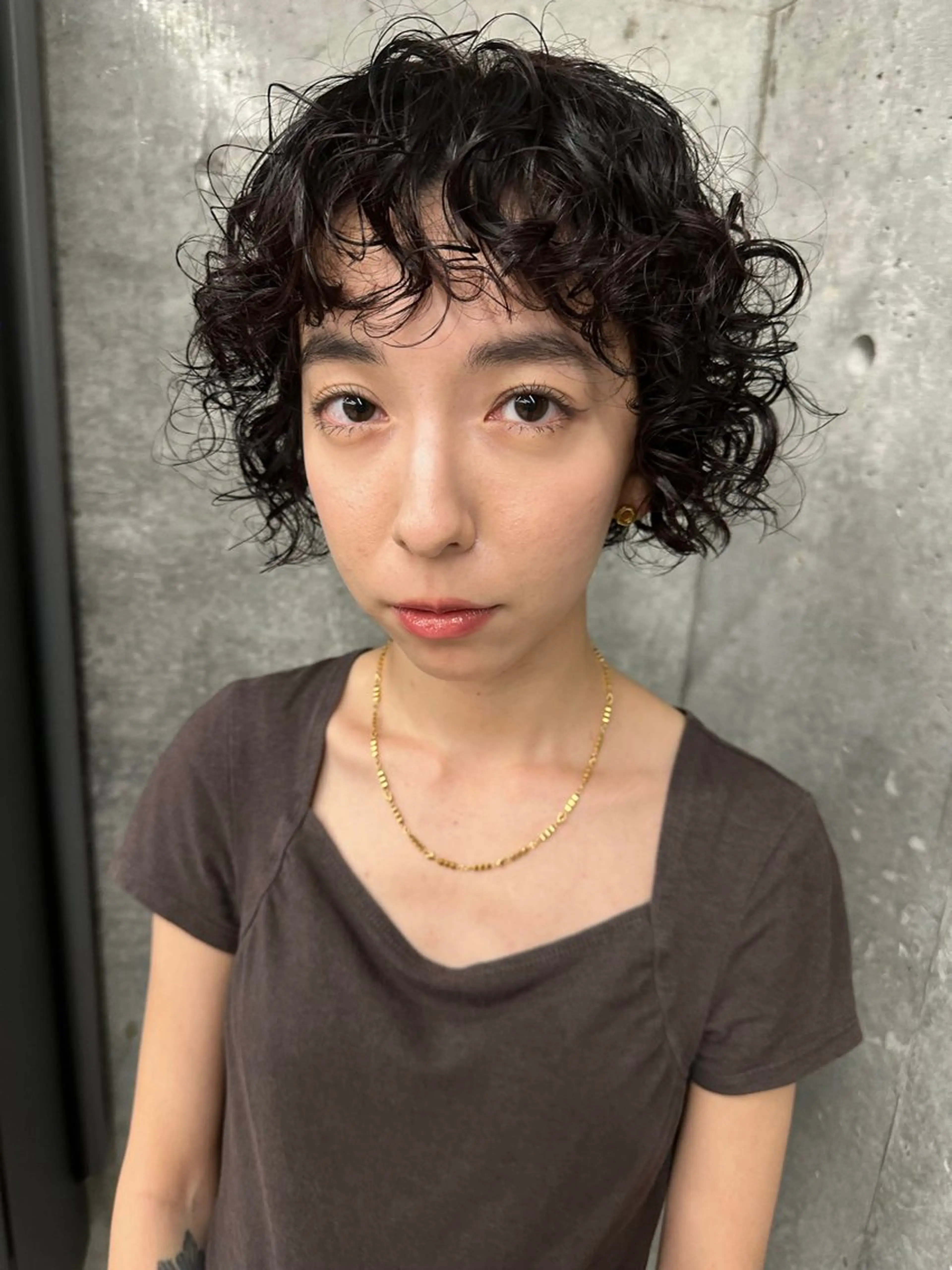 ミディアム パーマ カット パーマ お悩み解決パーマ hana🩰のヘアスタイル