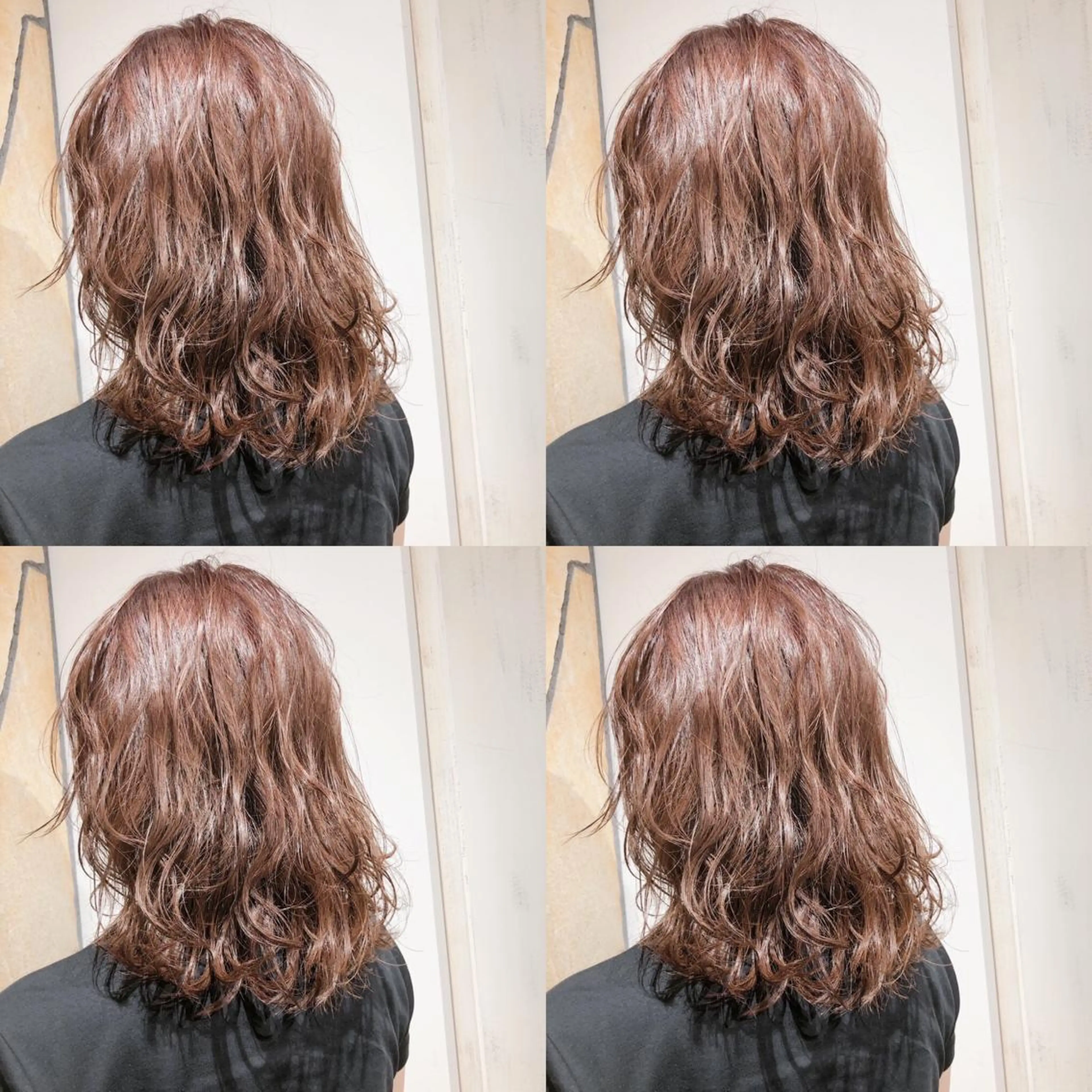 ミディアム カラー レイヤー×髪質改善 マネージャー安藤光司のヘアスタイル