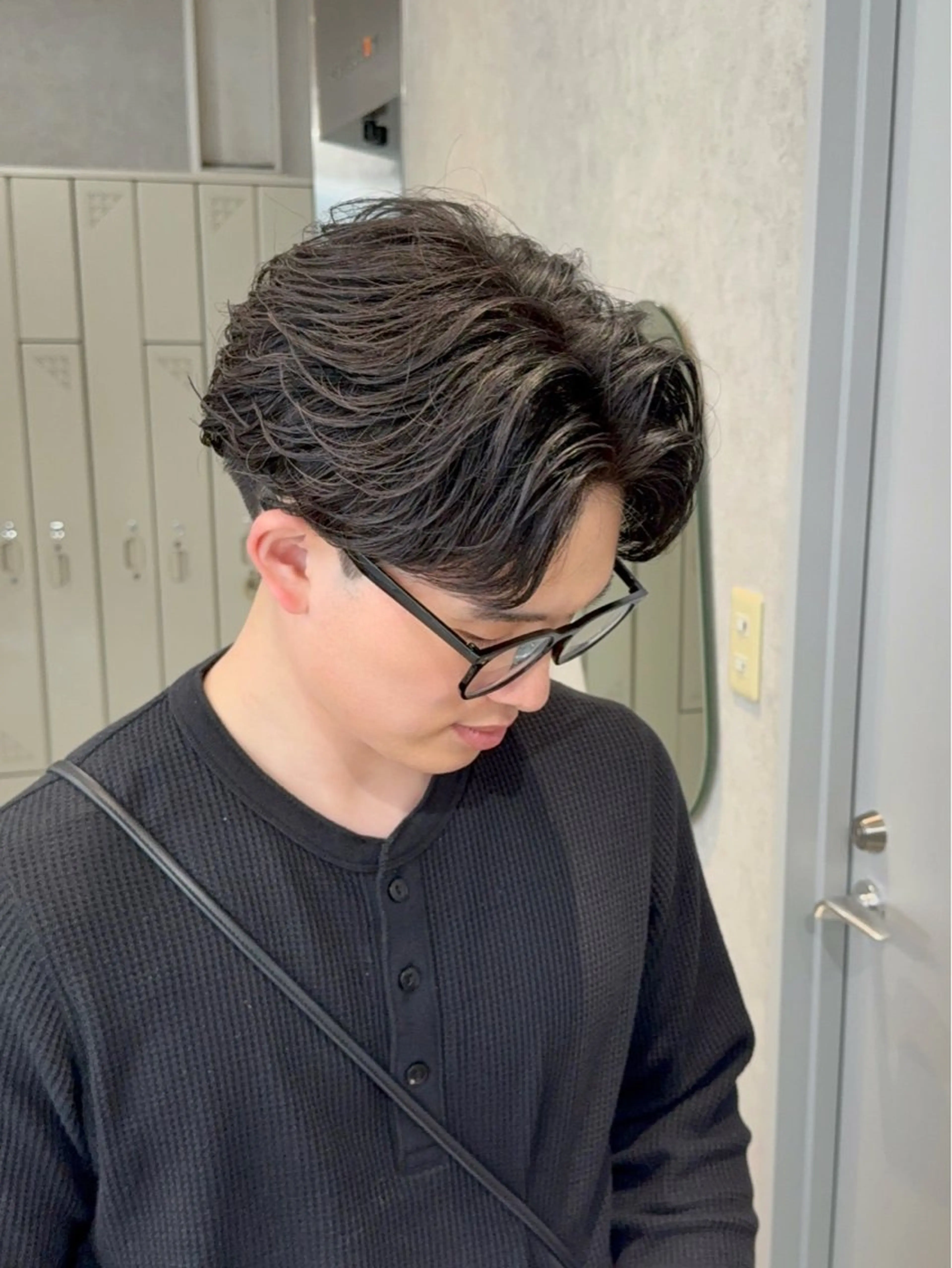 ショート メンズ ショートヘア 縮毛矯正 カット 縮毛矯正 メンズパーマ職人/ 天神/tatsukiのヘアスタイル