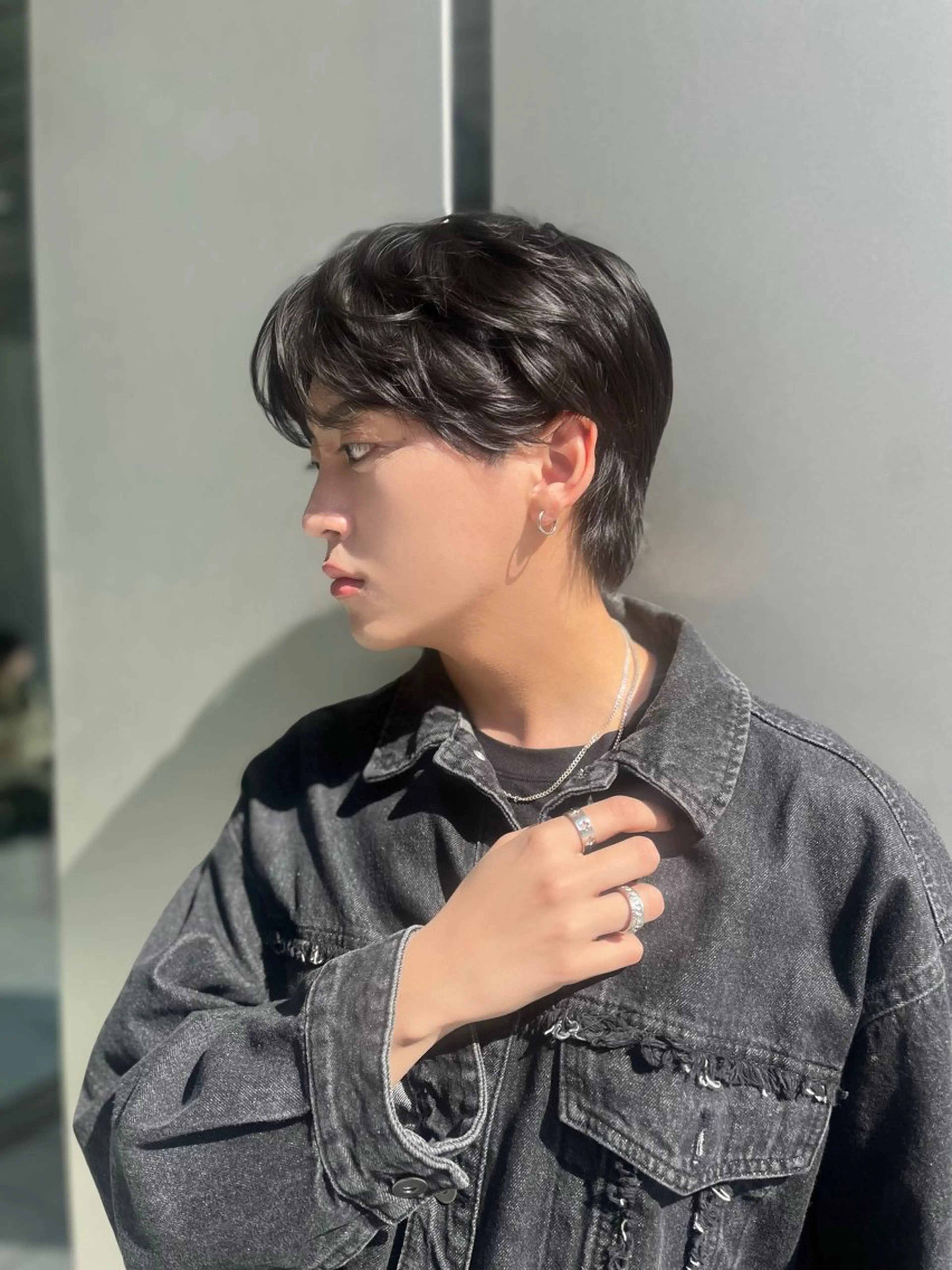 メンズ カット メンズセンターパート 🇰🇷wakanaのヘアスタイル