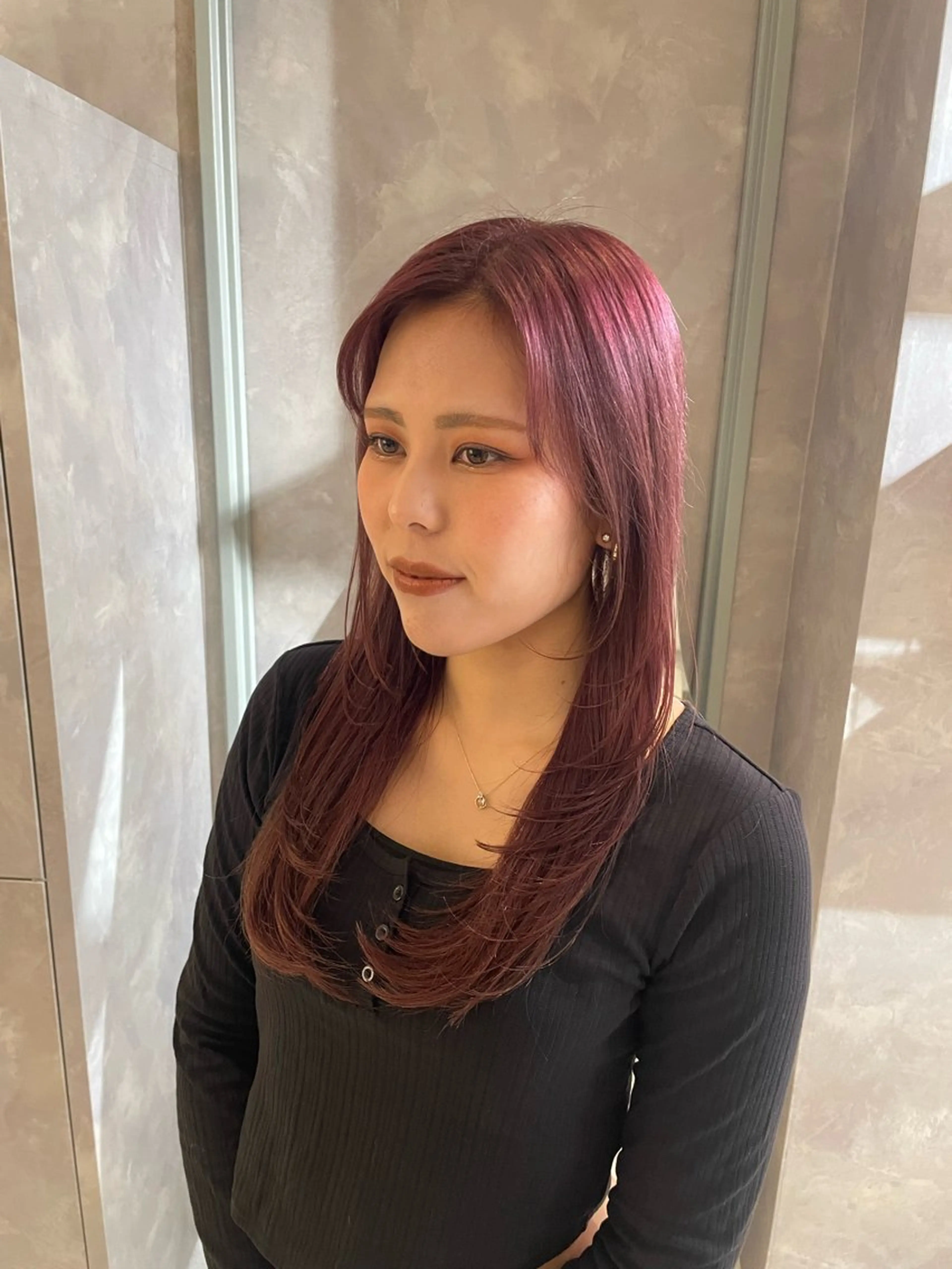 ロング カラー カット ヘアカラー トリートメント tocca千葉店 /せりなのヘアスタイル