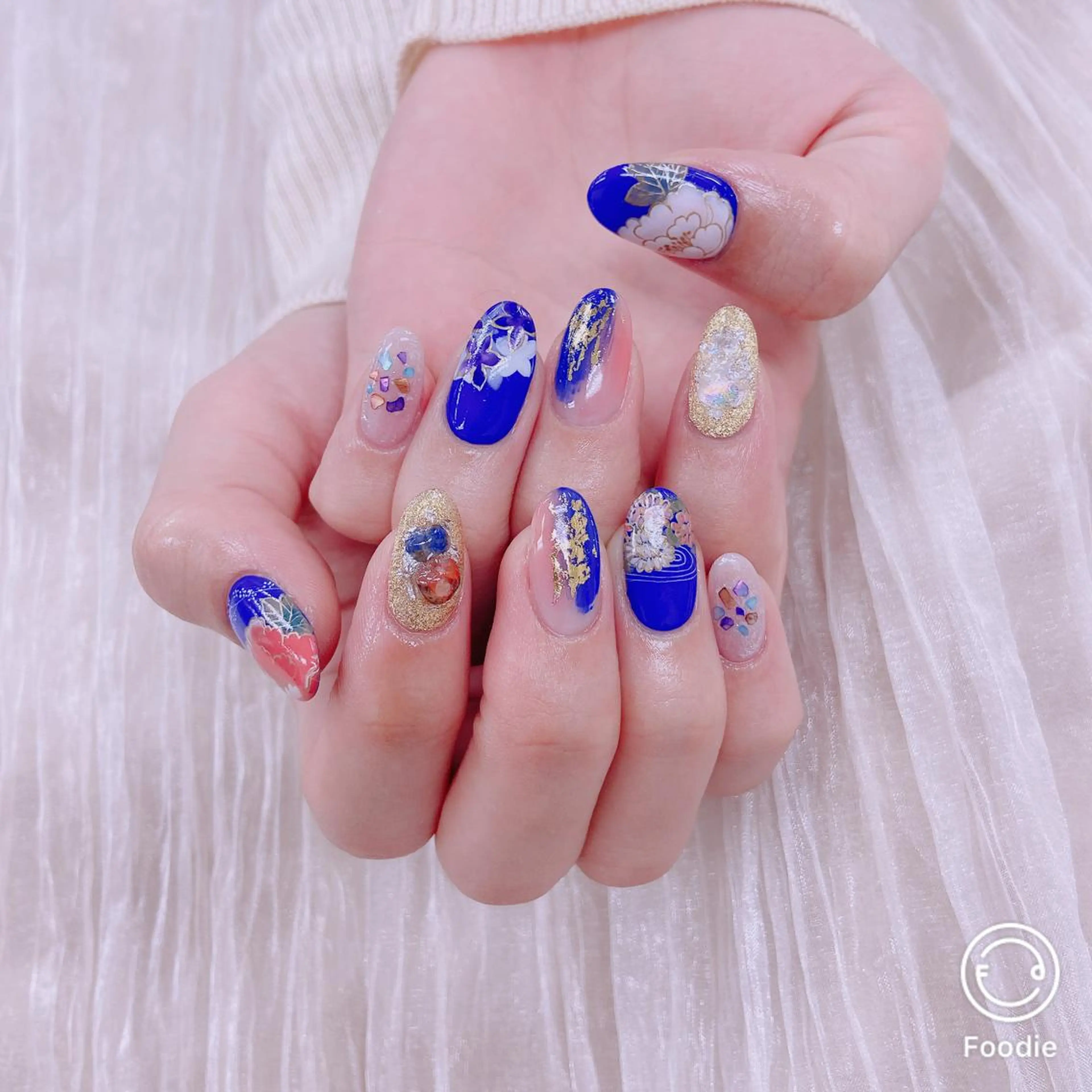 ネイル 成人式 ネイリスト あこのネイルデザイン