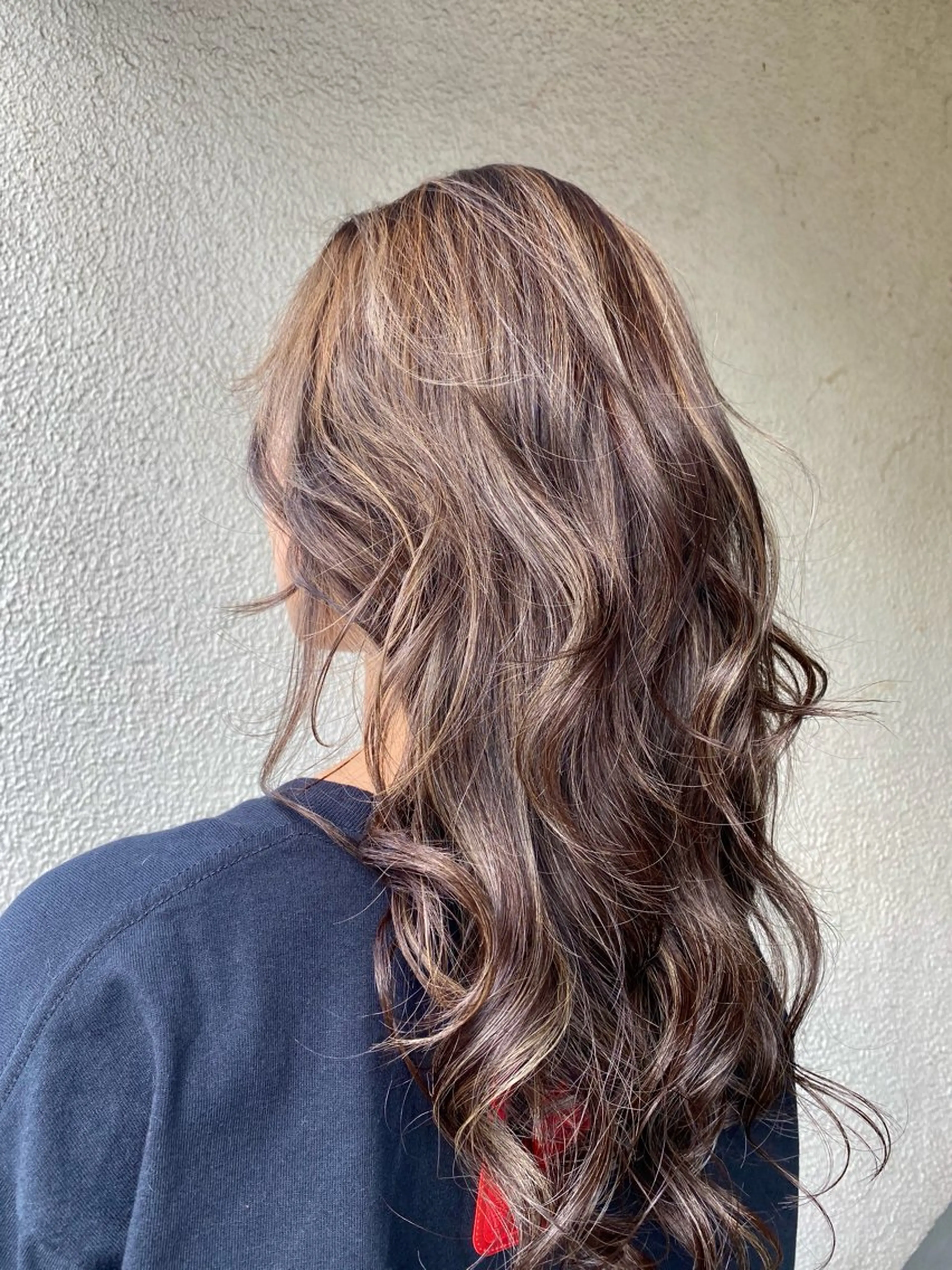 セミロング ヘアカラー トリートメント 🌟髪質改善ケアカラ ー美髪縮毛矯正y🌟のヘアスタイル