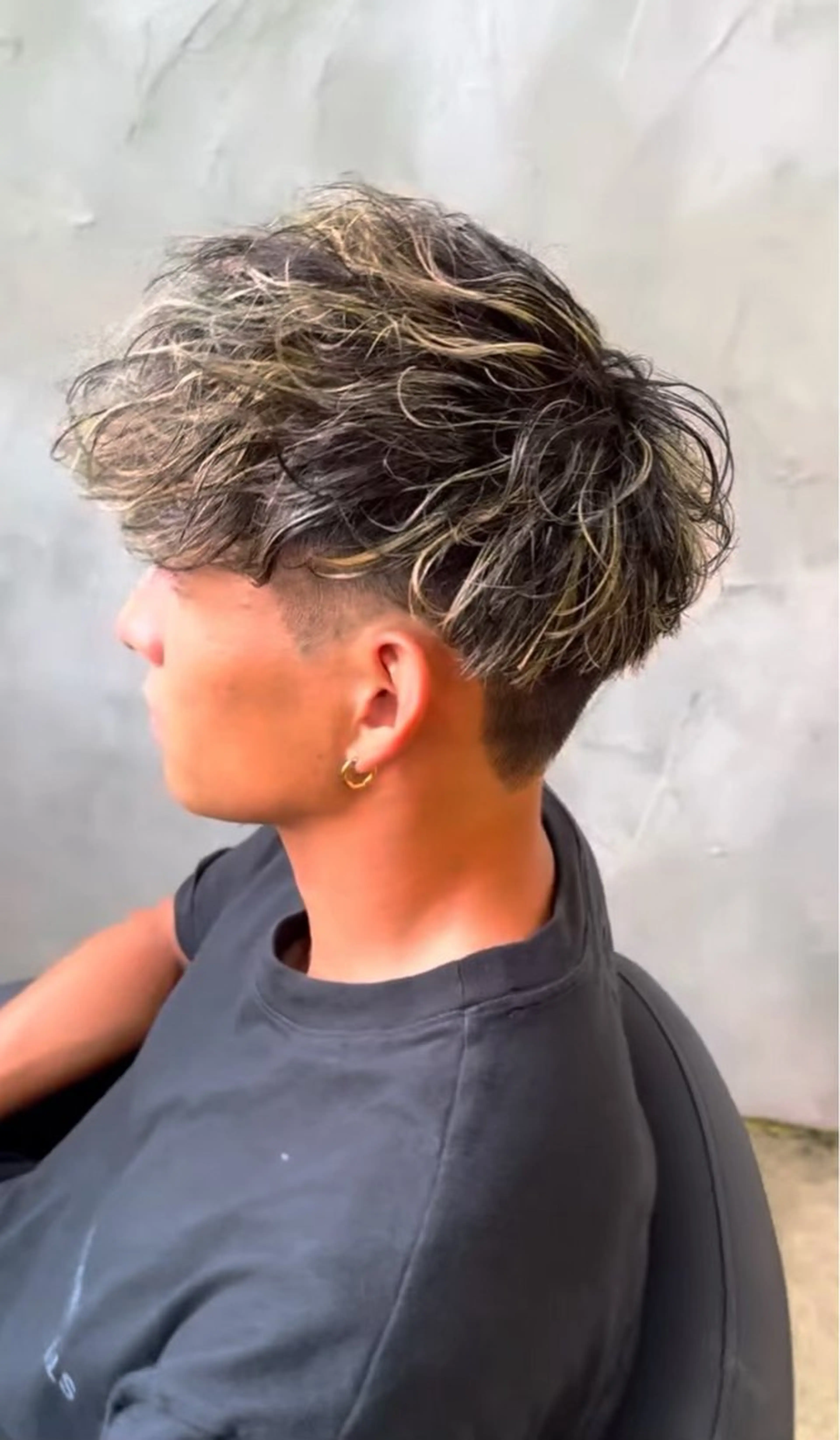 ショート ハイライト ユウト 【メンズ限定】のヘアスタイル