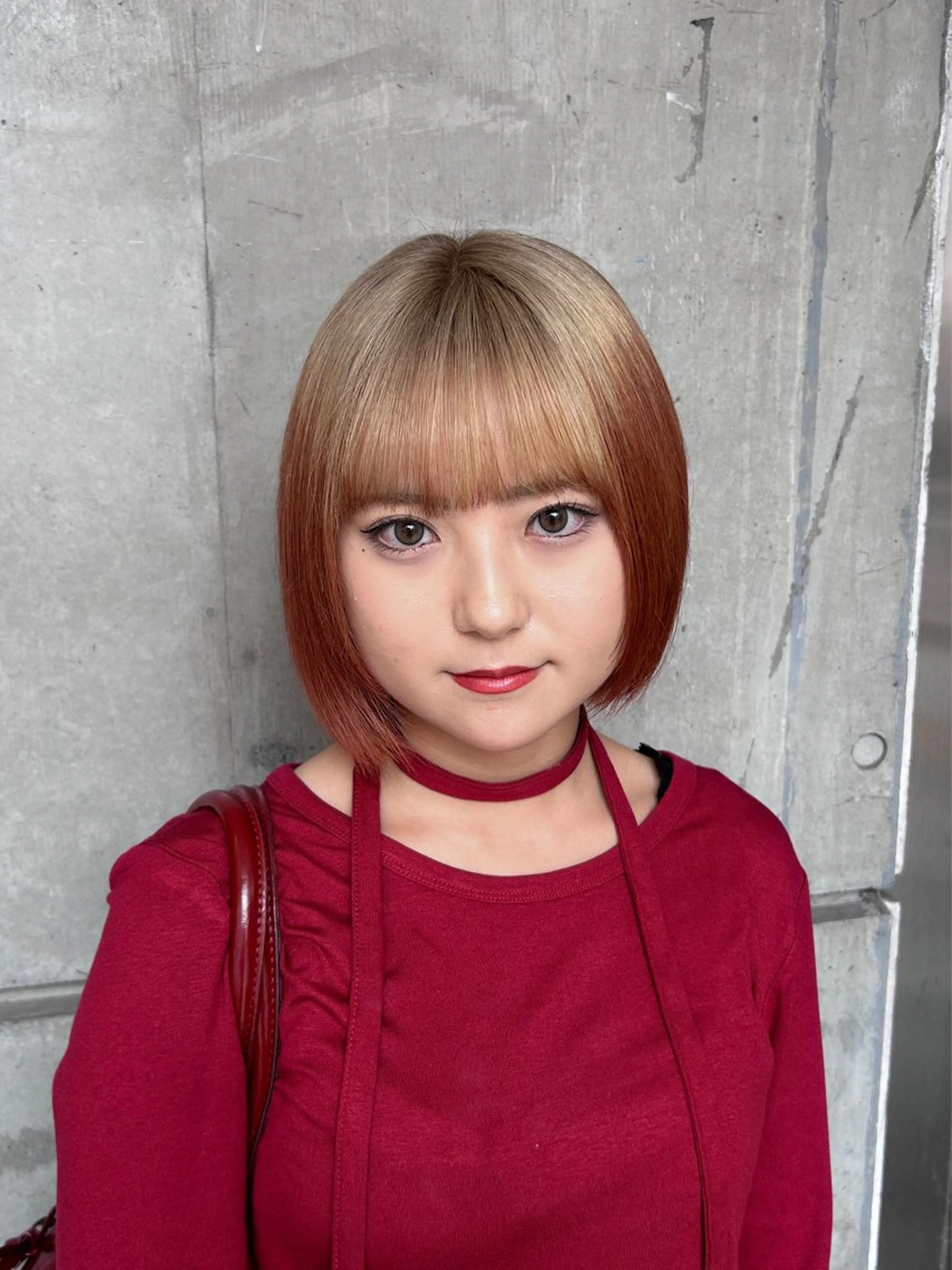 ショート カラー ヘアカラー 冬っぽカラー/ マツエク/ゆきなのマツエク・マツパデザイン