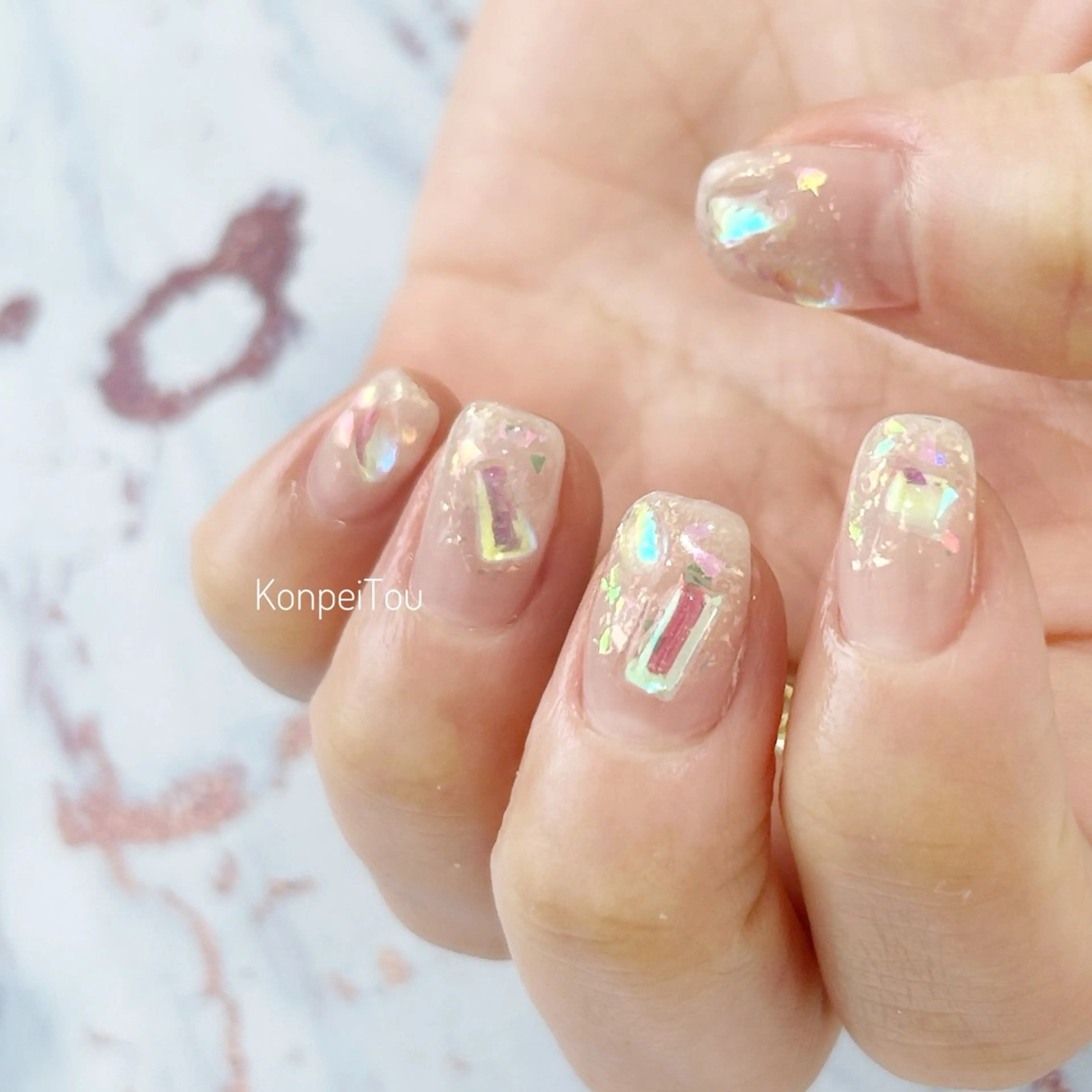 ネイル ハンドネイル おうちのネイルサロン　konpeiTou〜こんぺいとう〜所属・おうちのネイルサロン KonpeiTouのネイルデザイン