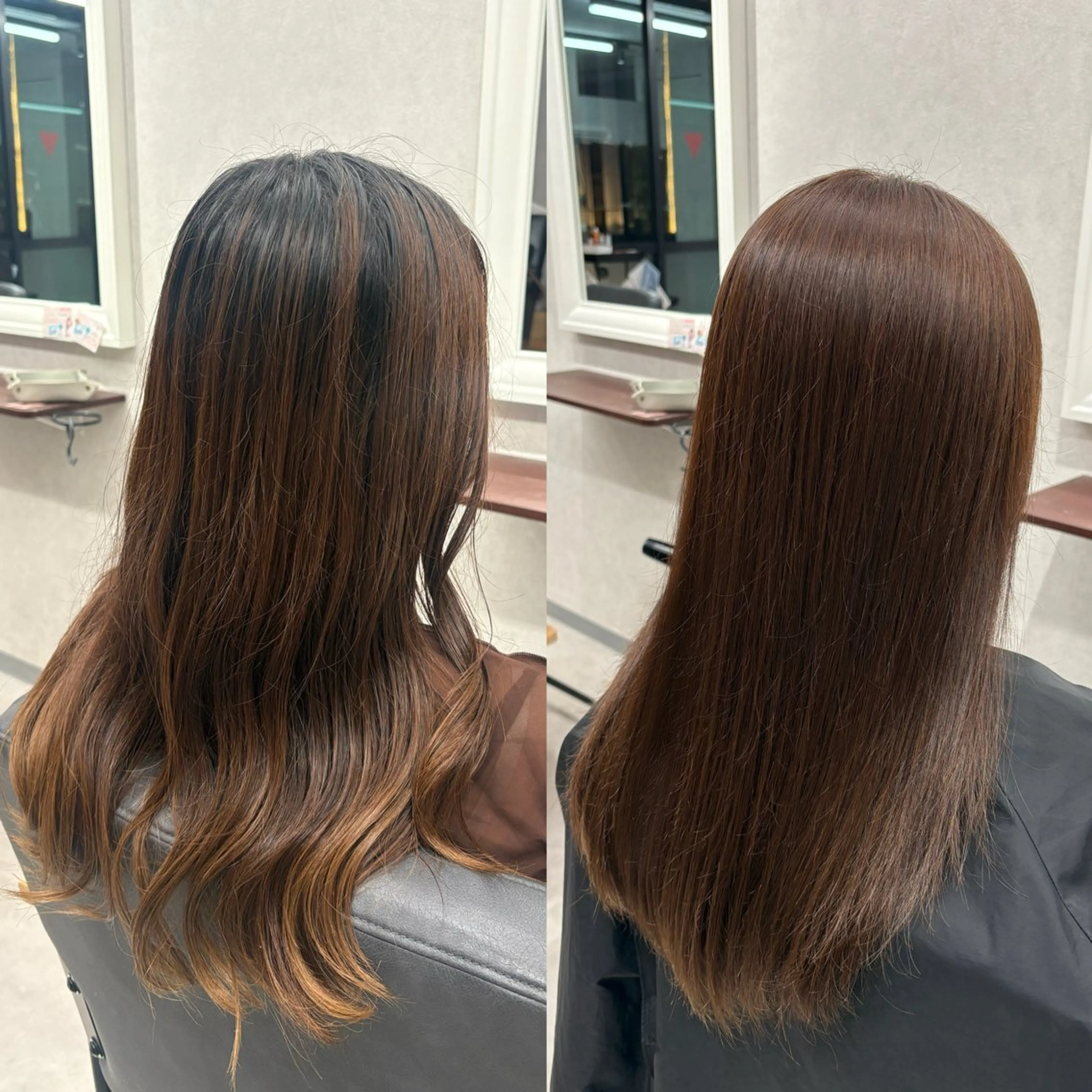 セミロング カラー VIEW YOKOHAMA所属・透明感カラー ／kana‎🤍のヘアスタイル