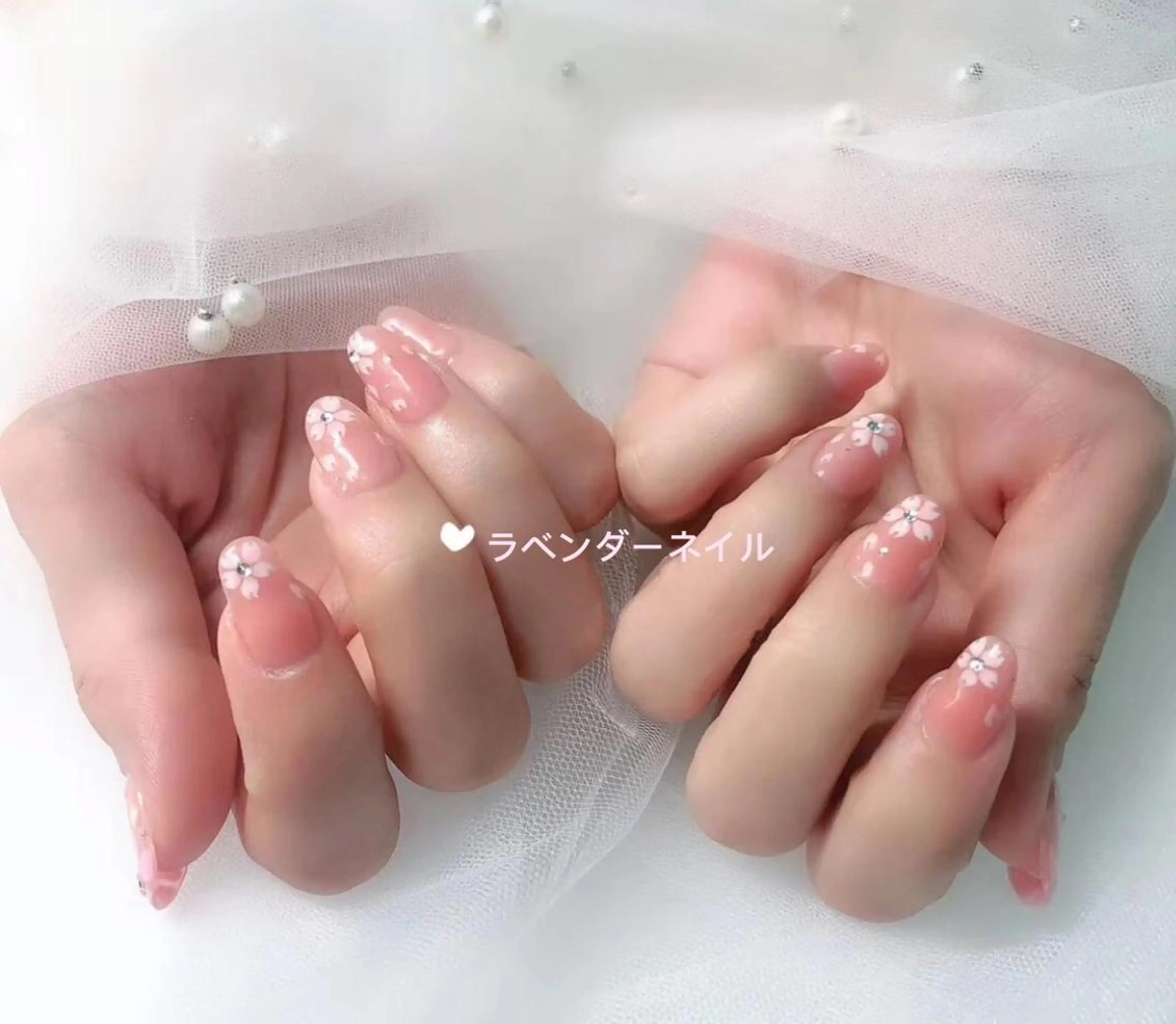 ネイル ラベンダー💖日暮里 ルル💖ネイルのネイルデザイン