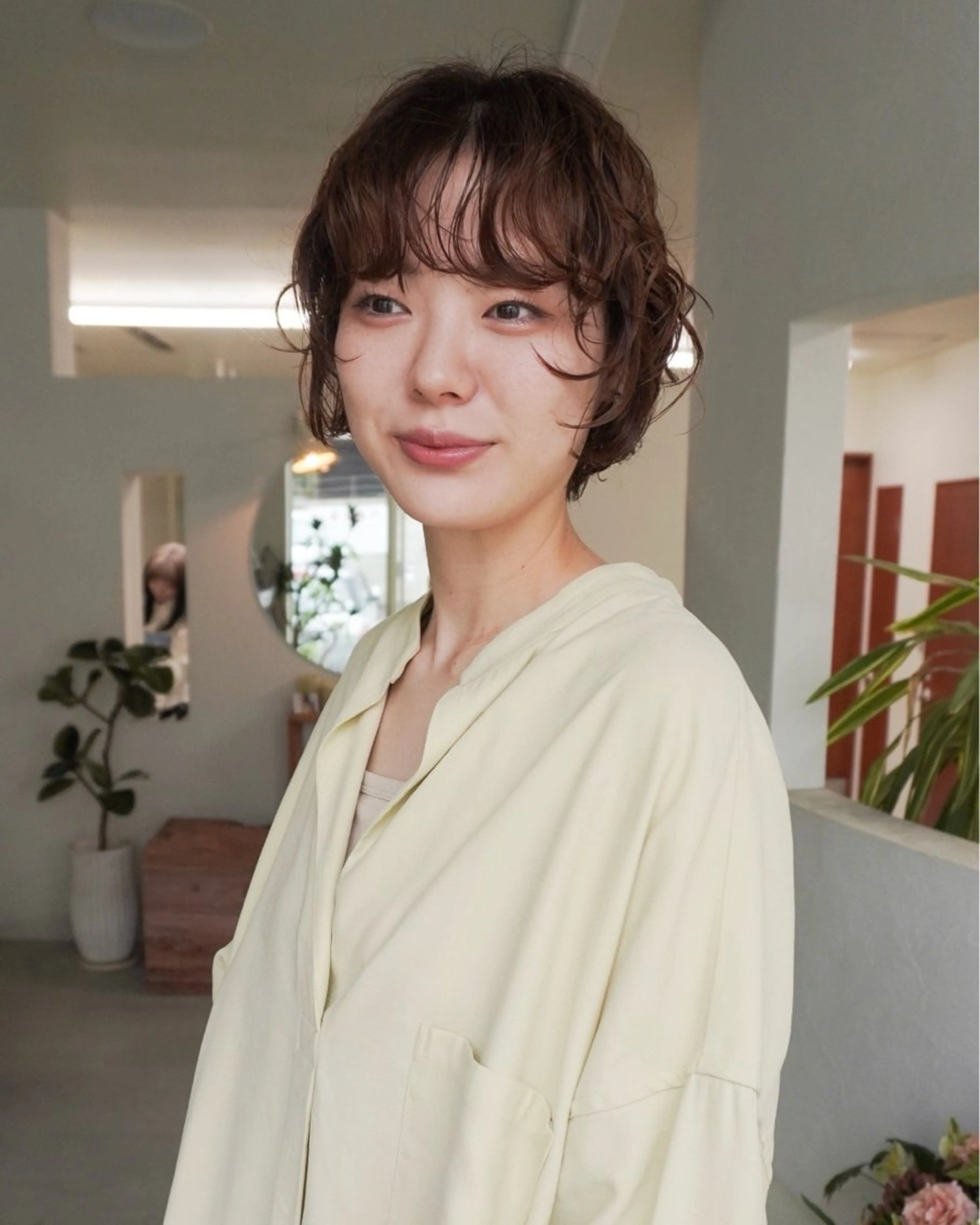 ショート パーマ ショートヘア メンズハイトーン/栄 /イトウタケルのヘアスタイル