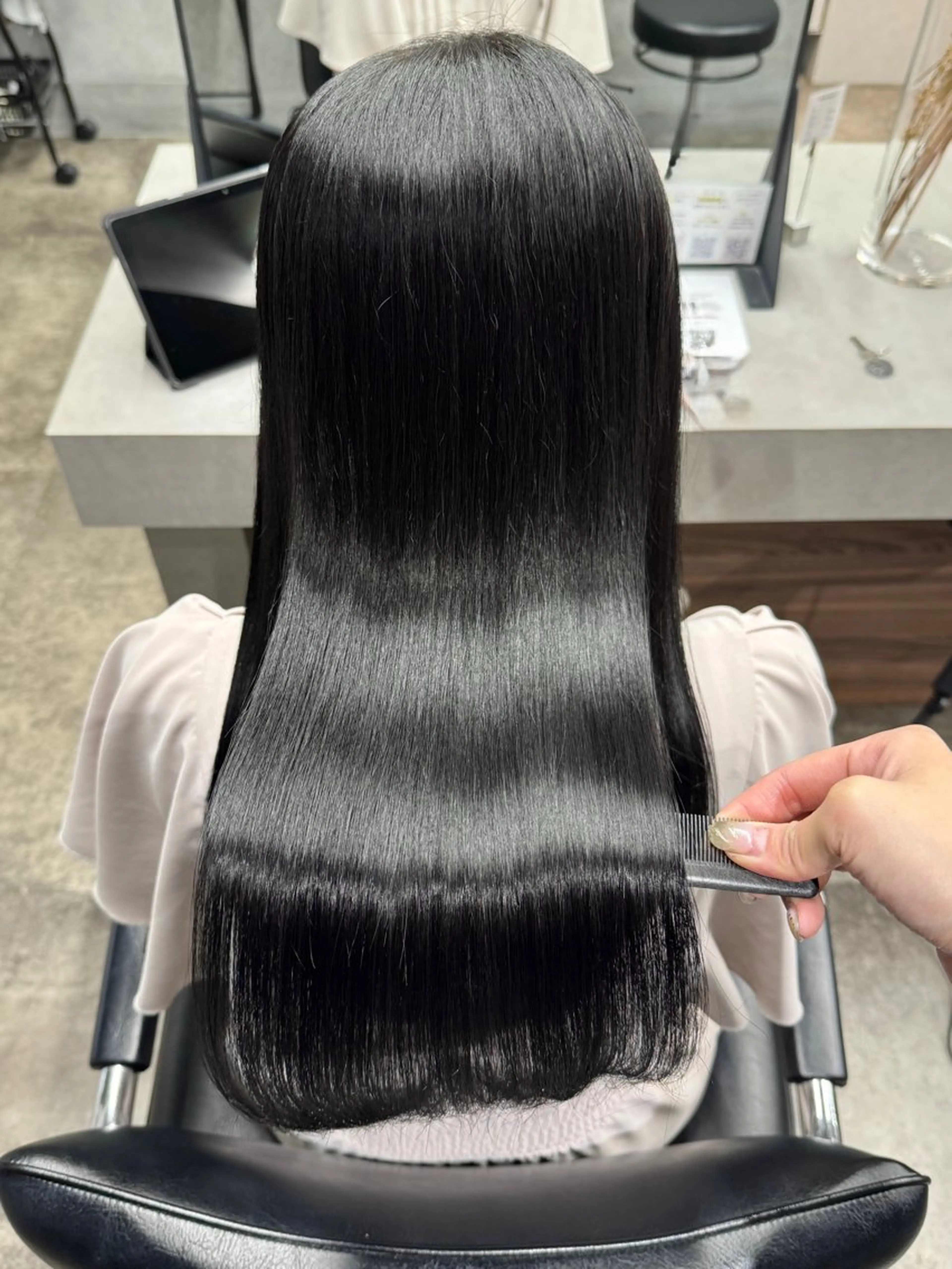 ロング カット ヘアカラー 縮毛矯正 髪質改善/艶髪 MINAMIのヘアスタイル