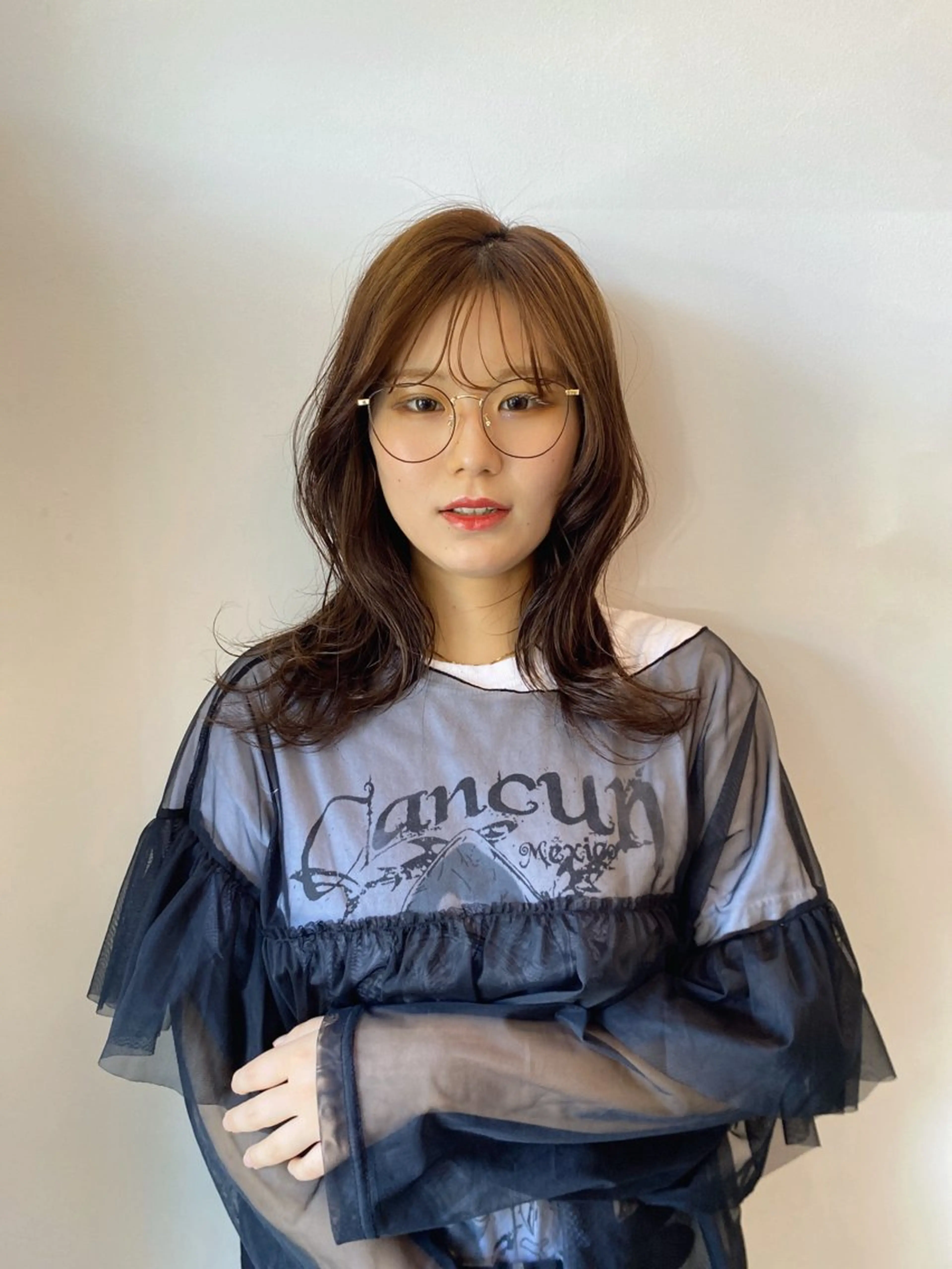 セミロング fulam所属・MIKU ／fulamのヘアスタイル