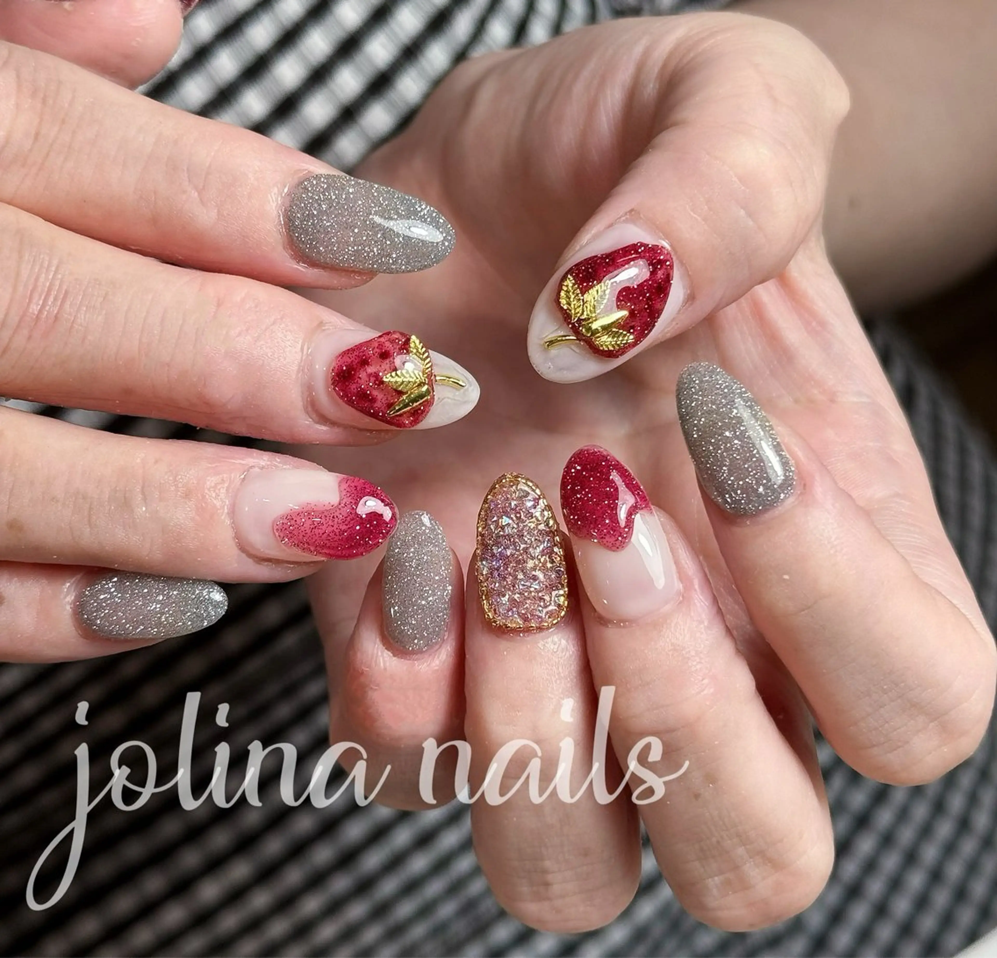 ネイル 長さ出し フラッシュネイル 持ち込み スカルプネイル ハンドネイル jolina nails鶴見店のネイルデザイン