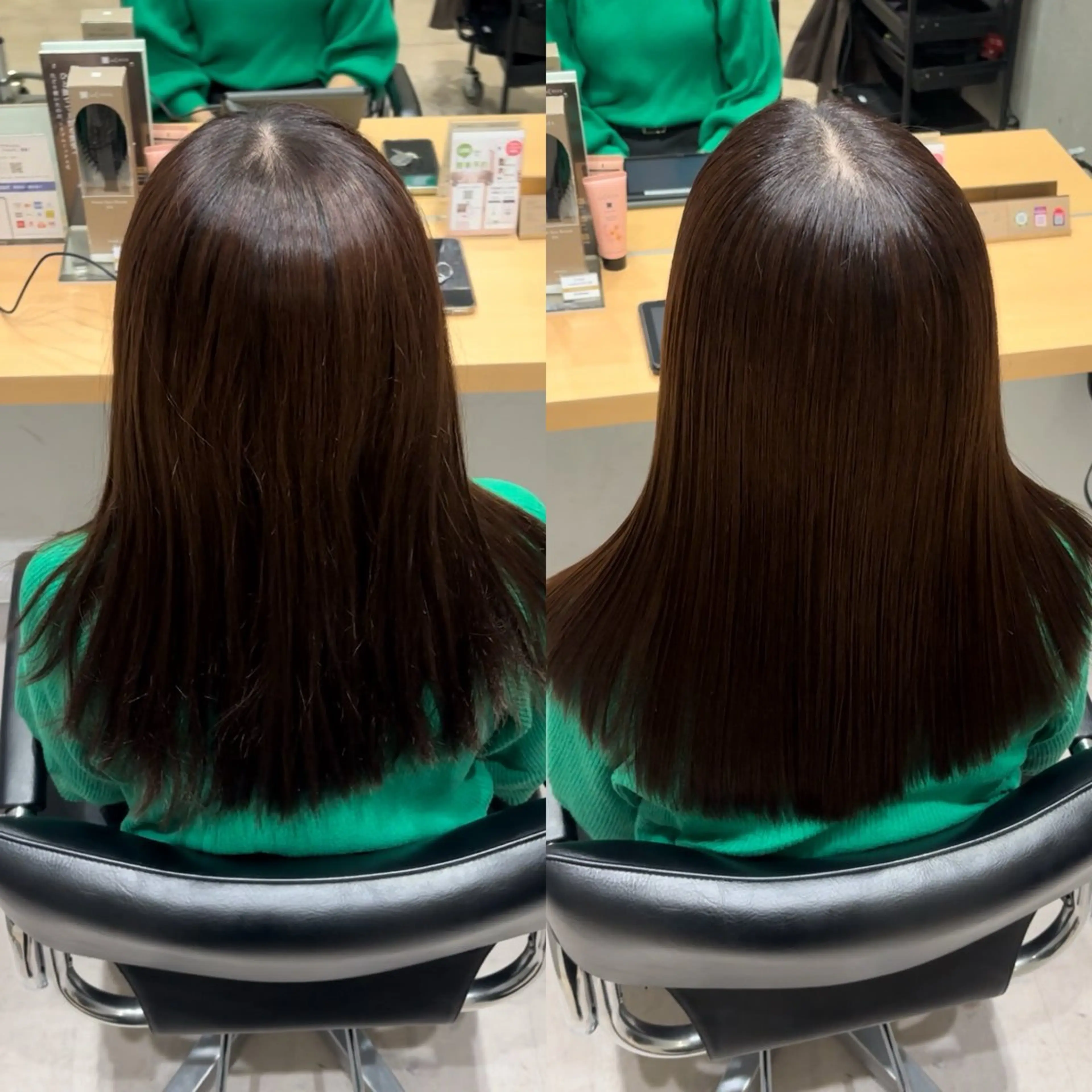 セミロング 髪質改善 トリートメント 髪質改善ヘアケア 艶髪特化/上田のヘアスタイル