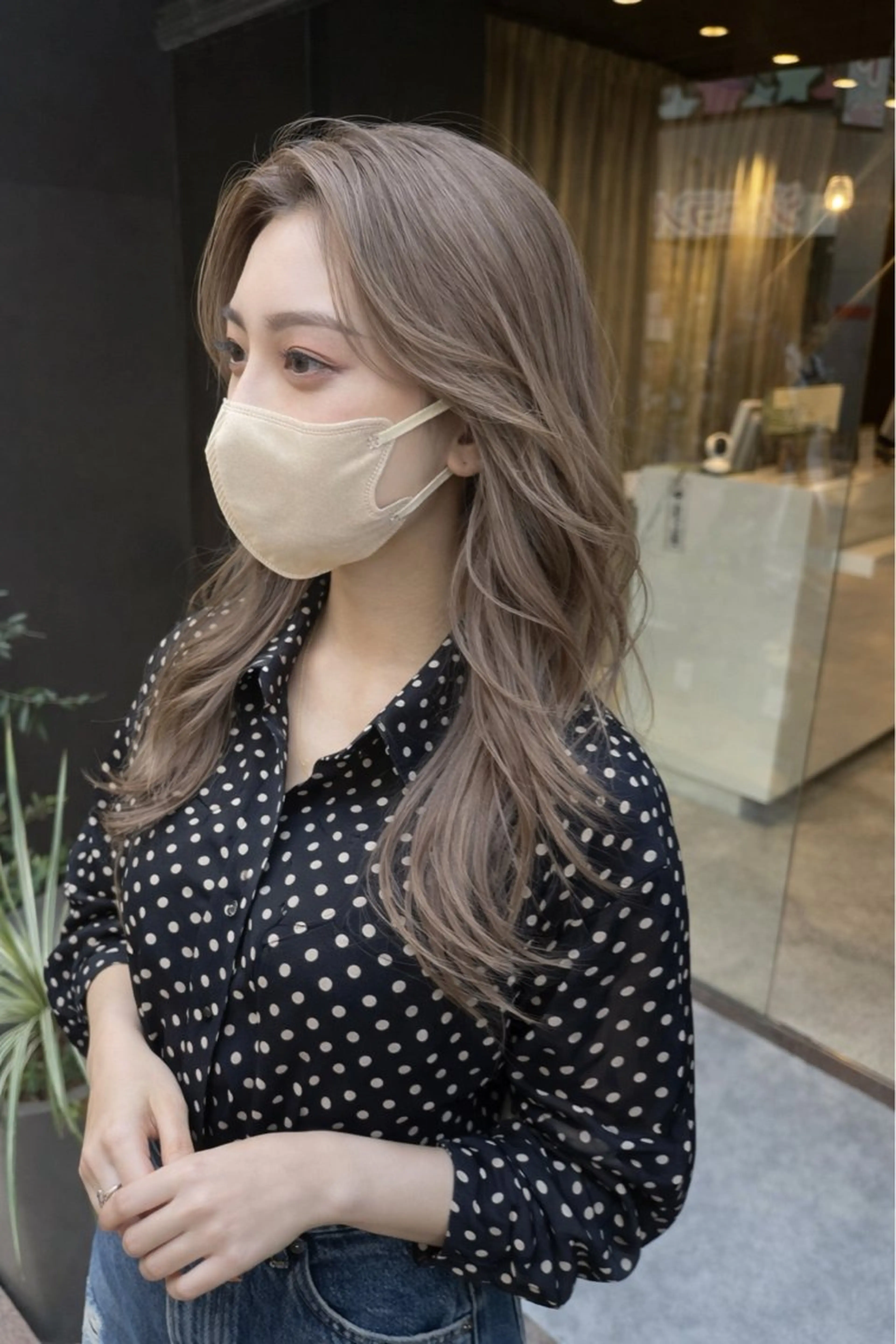 カラー 美髪矯正/髪質改善 /透明感ある艶カラーのヘアスタイル