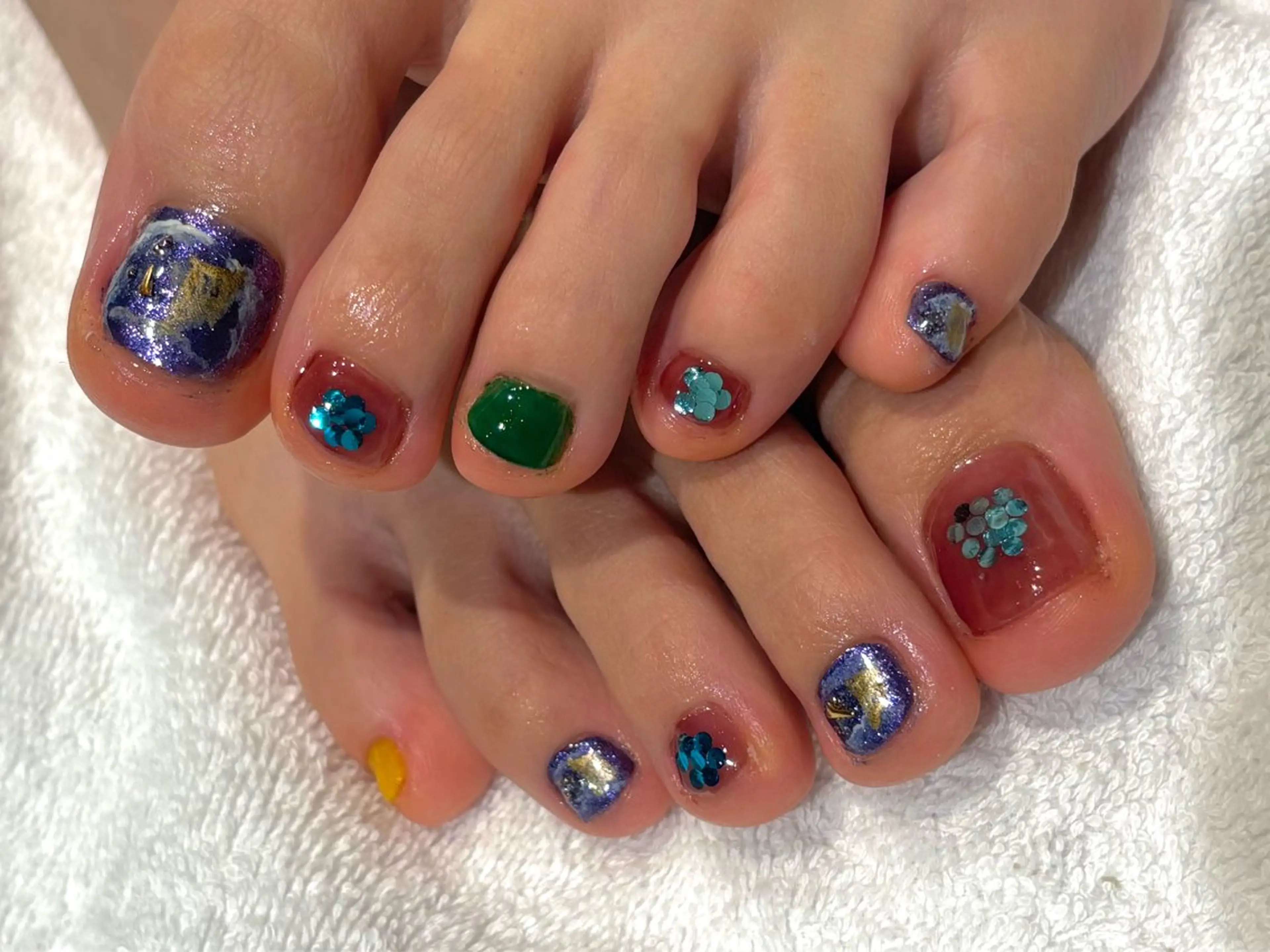 ネイル フットネイル CECIL beauty labo所属・田中 梨奈のネイルデザイン