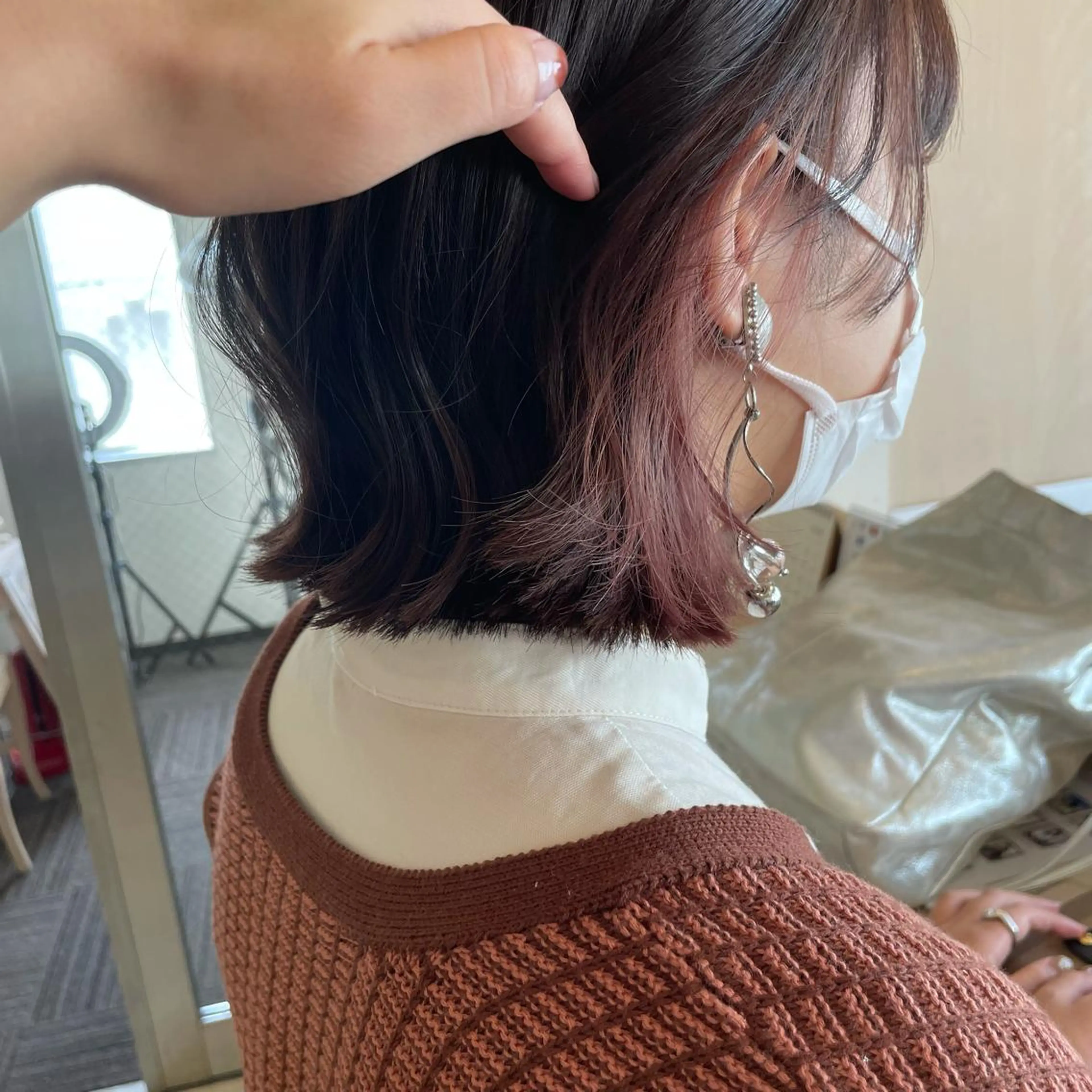 ショート ヘアカラー ボブウルフ／ボブ Satsuki【名駅のヘアスタイル