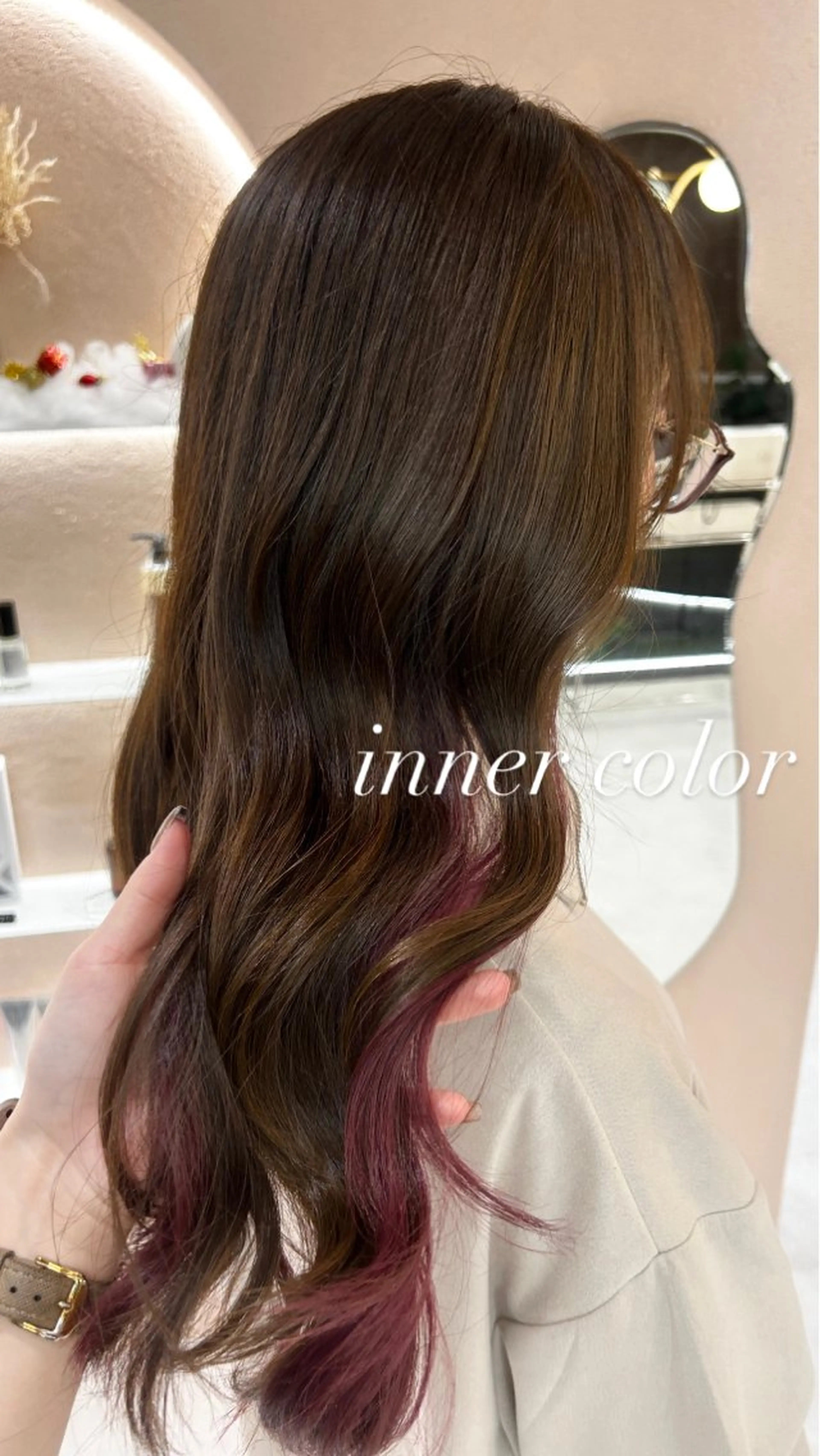 ロング カラー 🫧赤み消しカラー nanami🫧のヘアスタイル