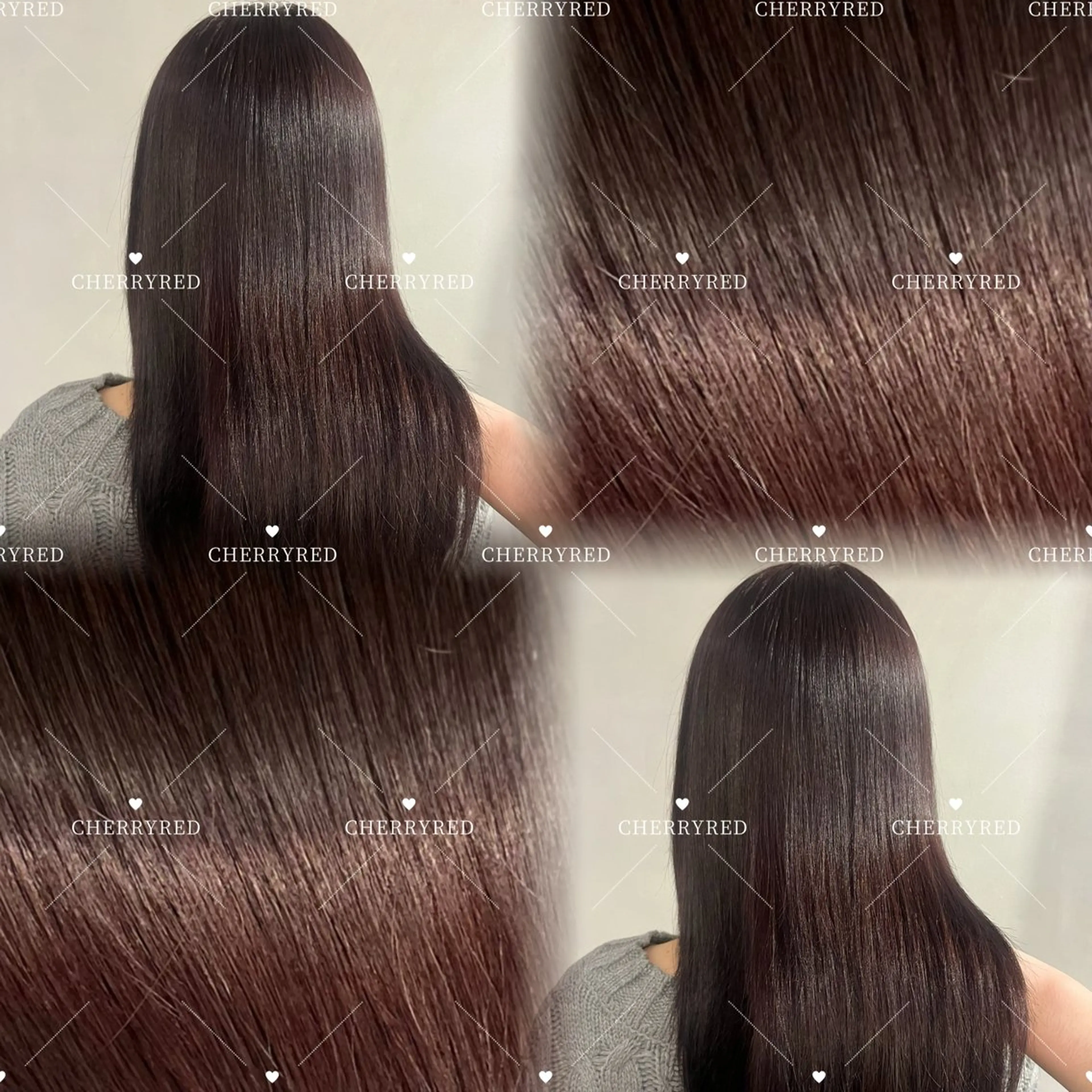 ロング カラー ブリーチ ブリーチなしカラー レッドカラー ヘアカラー トリートメント ヘッドスパ ヘアセット 新宿/透明感カラー ×艶髪TR/SAYAのヘアスタイル