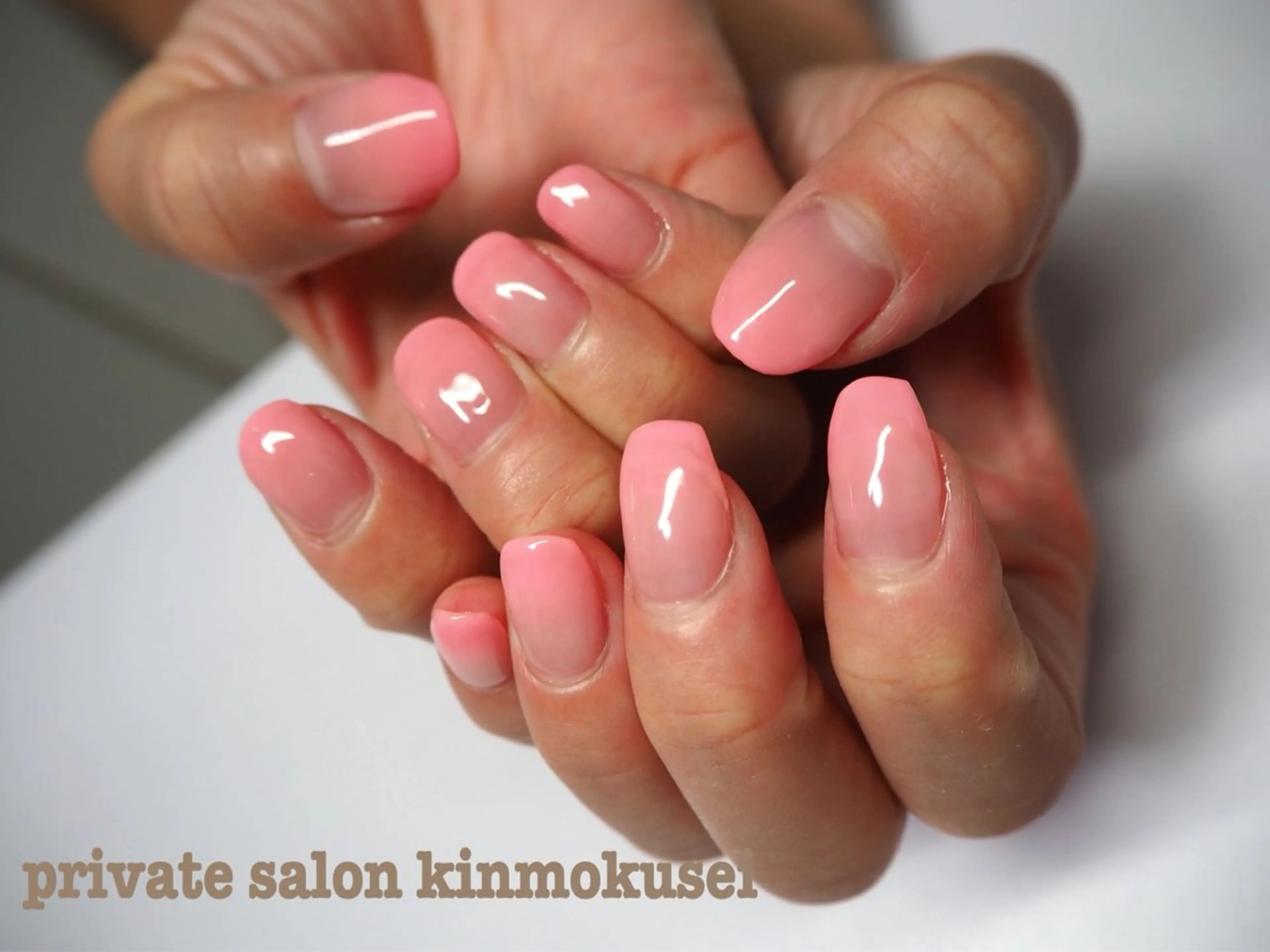 ネイル グラデーション ハンドネイル nail salon kinmokuseiのネイルデザイン
