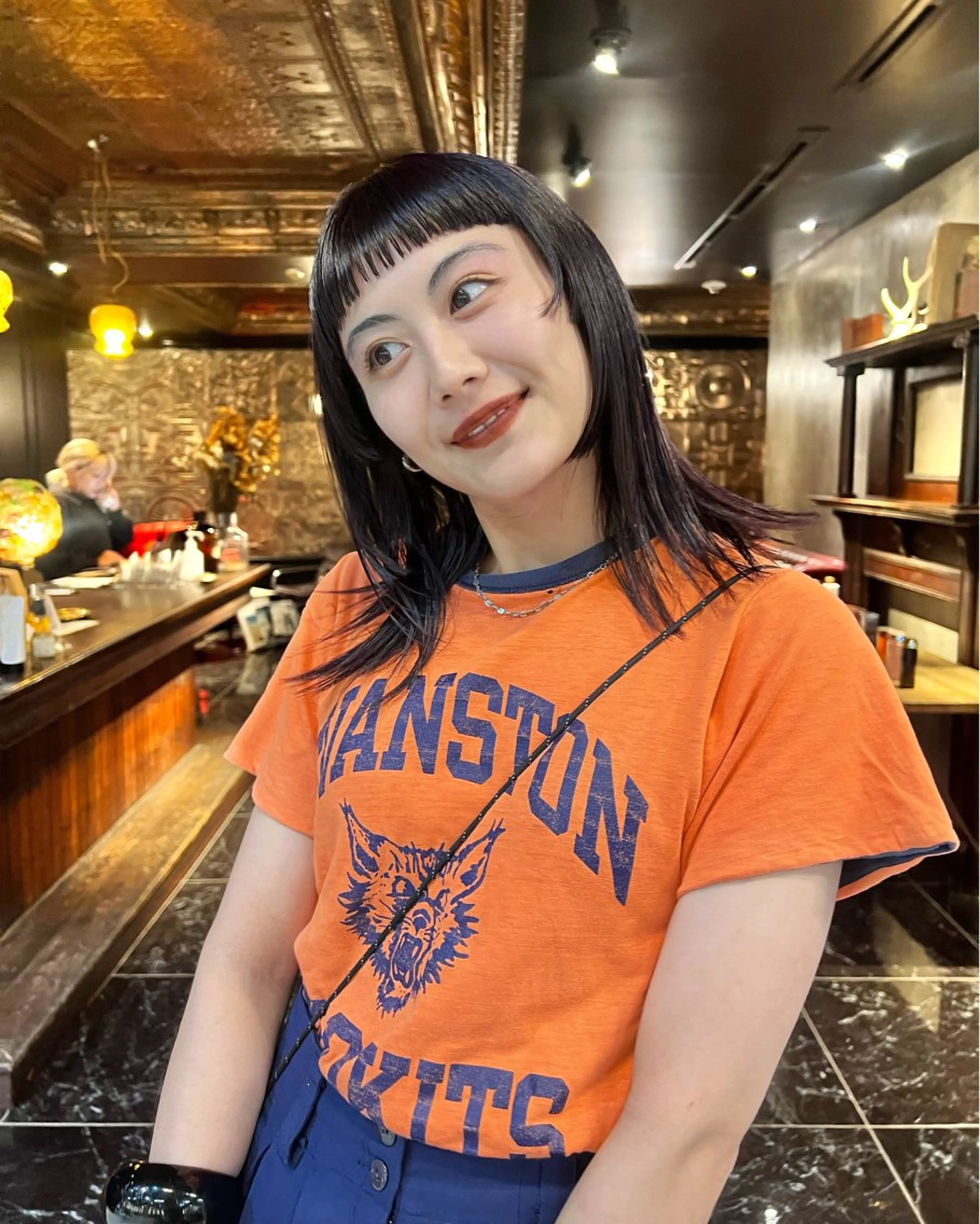 ミディアム カラー haco＋所属・圧倒的デザイン力 店長🎨RENAのヘアスタイル