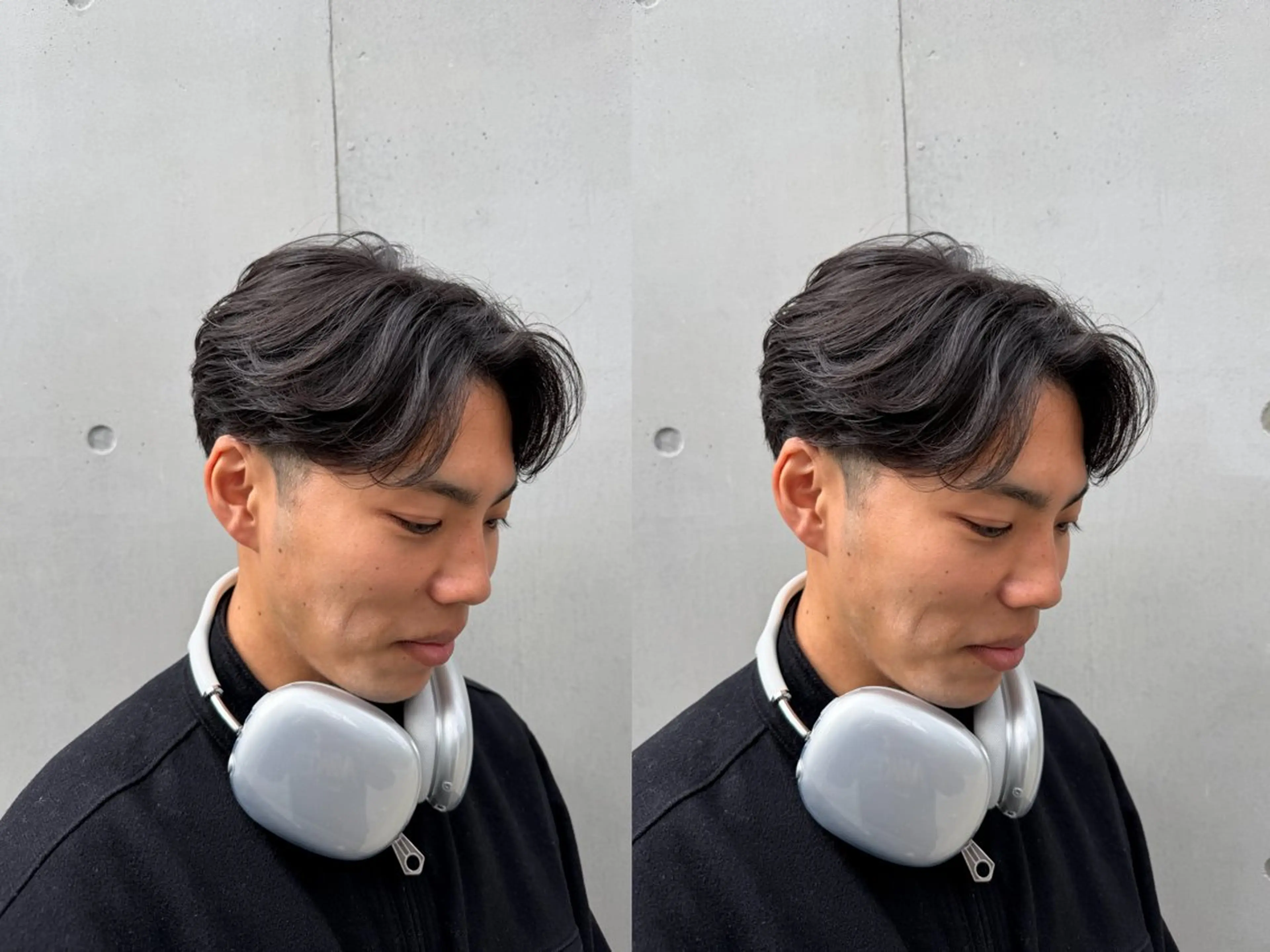 ショート メンズ シャドウパーマ/ピン パーマ/だいじゅのヘアスタイル