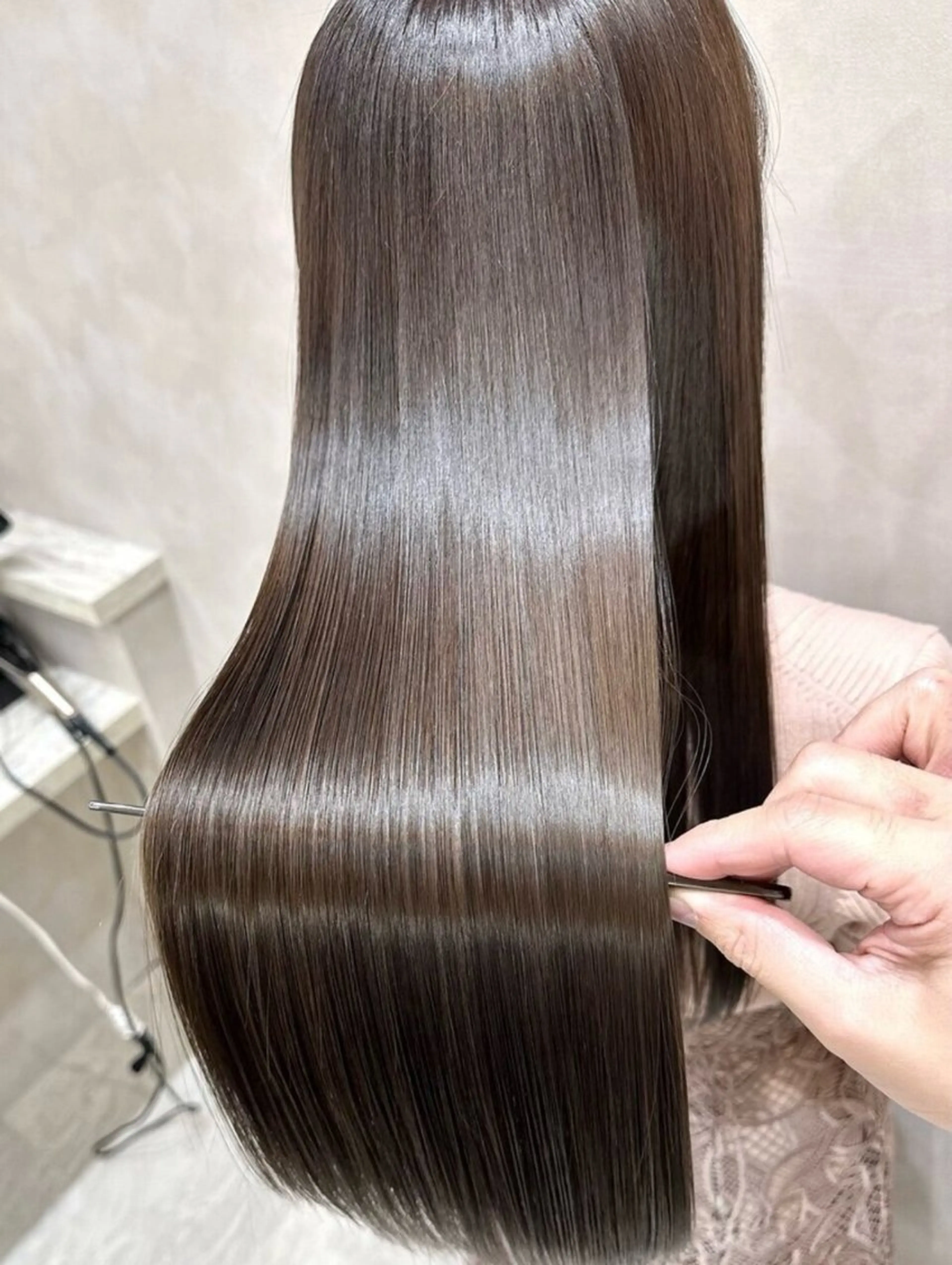 セミロング くせ毛 髪質改善 伊藤 剛志のヘアスタイル