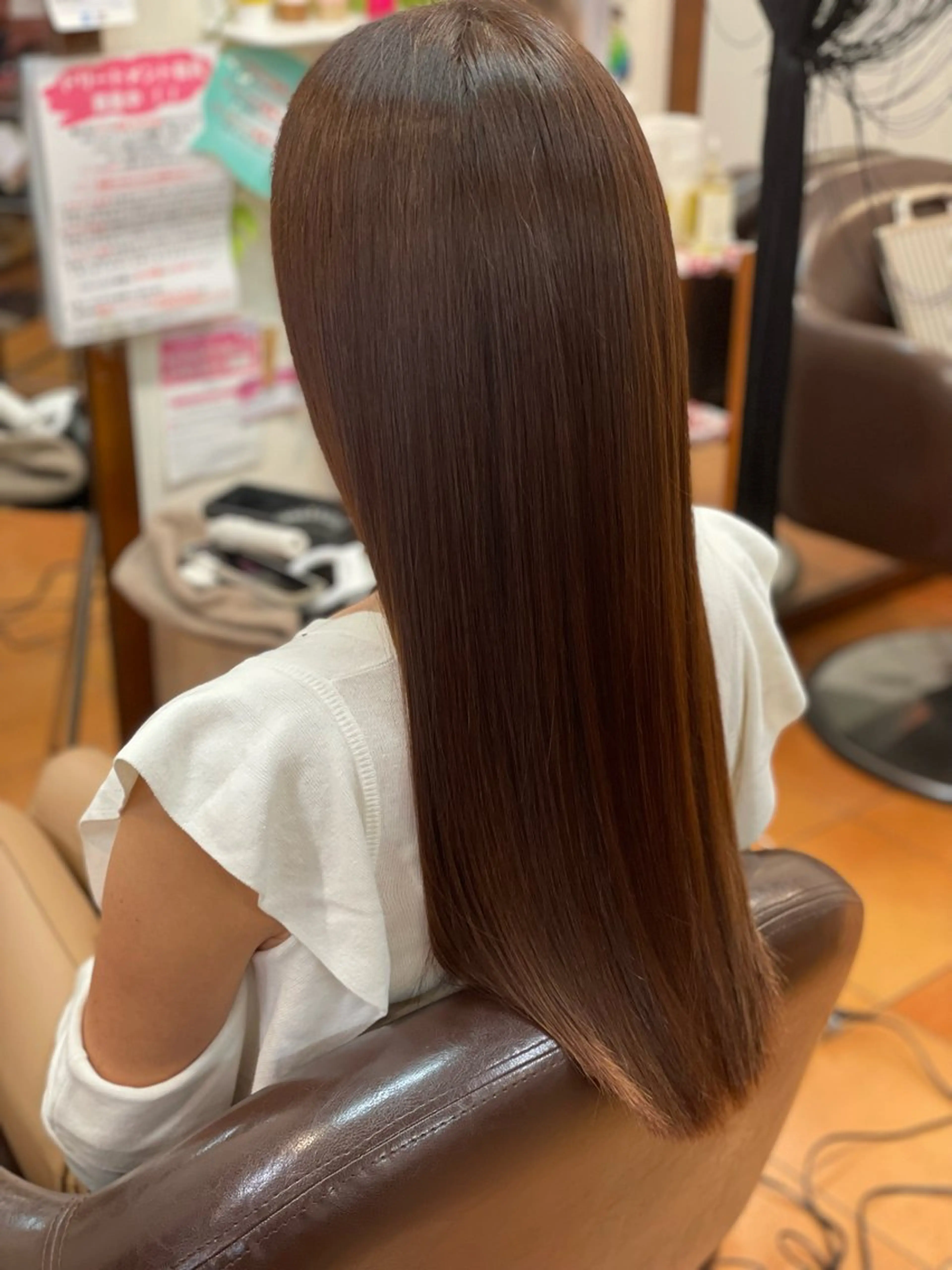 【髪質改善形成メニュー】お試し・クリニックケア縮毛矯正+カット+SMPトリートメント コースの写真