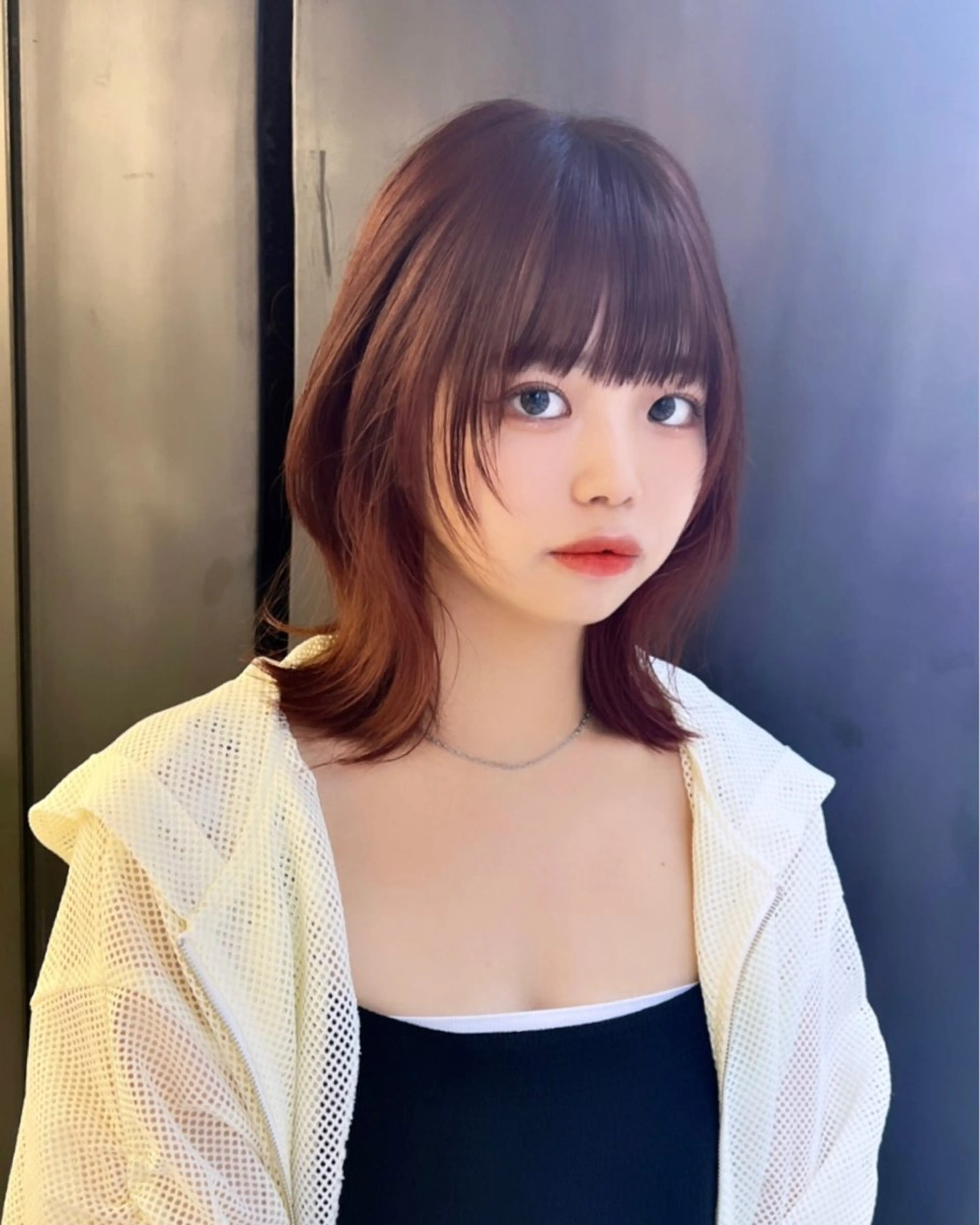 ミディアム カラー カット ヘアカラー トリートメント カラー系/カット特化 🟠オオタキマサシのヘアスタイル