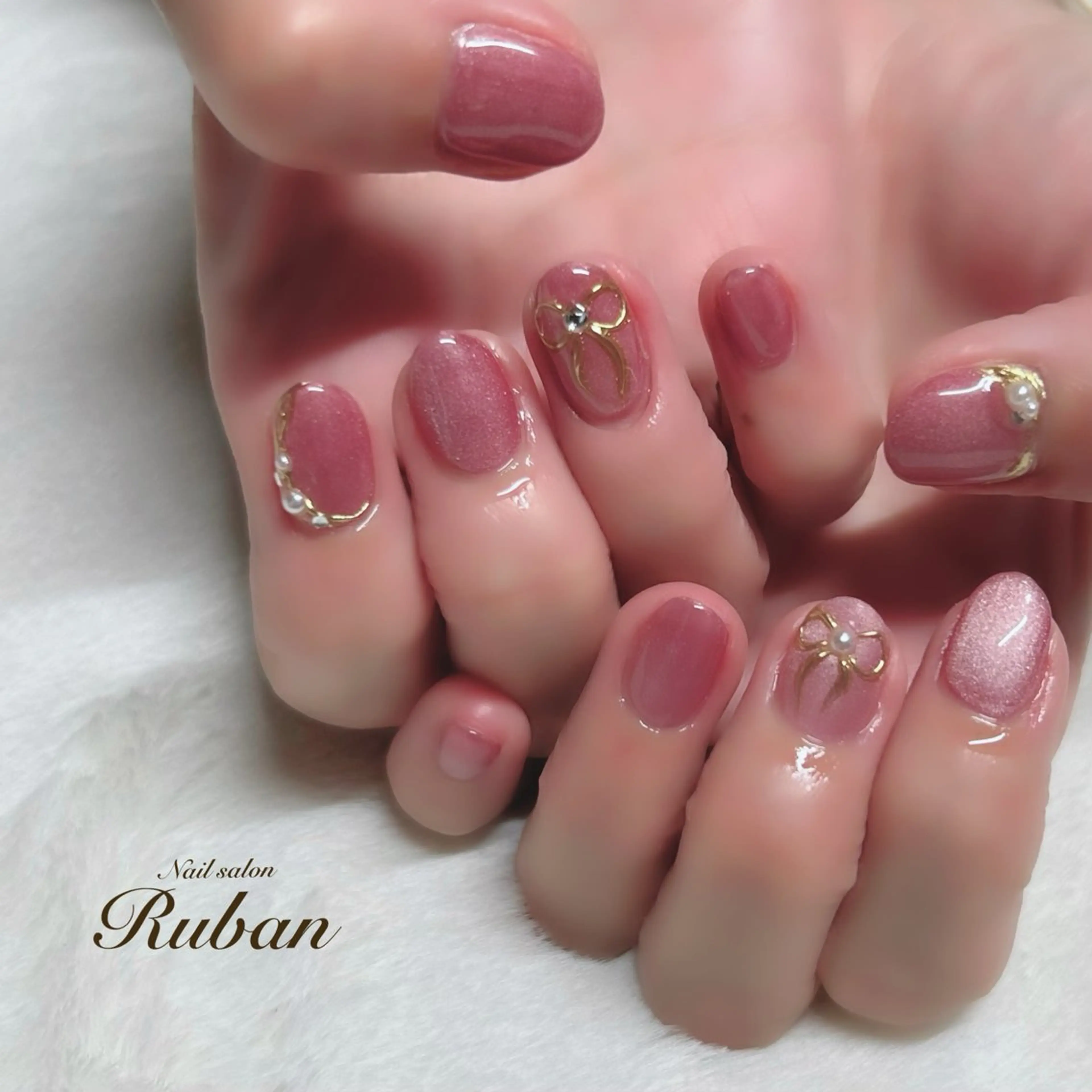 ネイル マグネットネイル リボン Nail salon Ruban所属・Nail salon Rubanのネイルデザイン