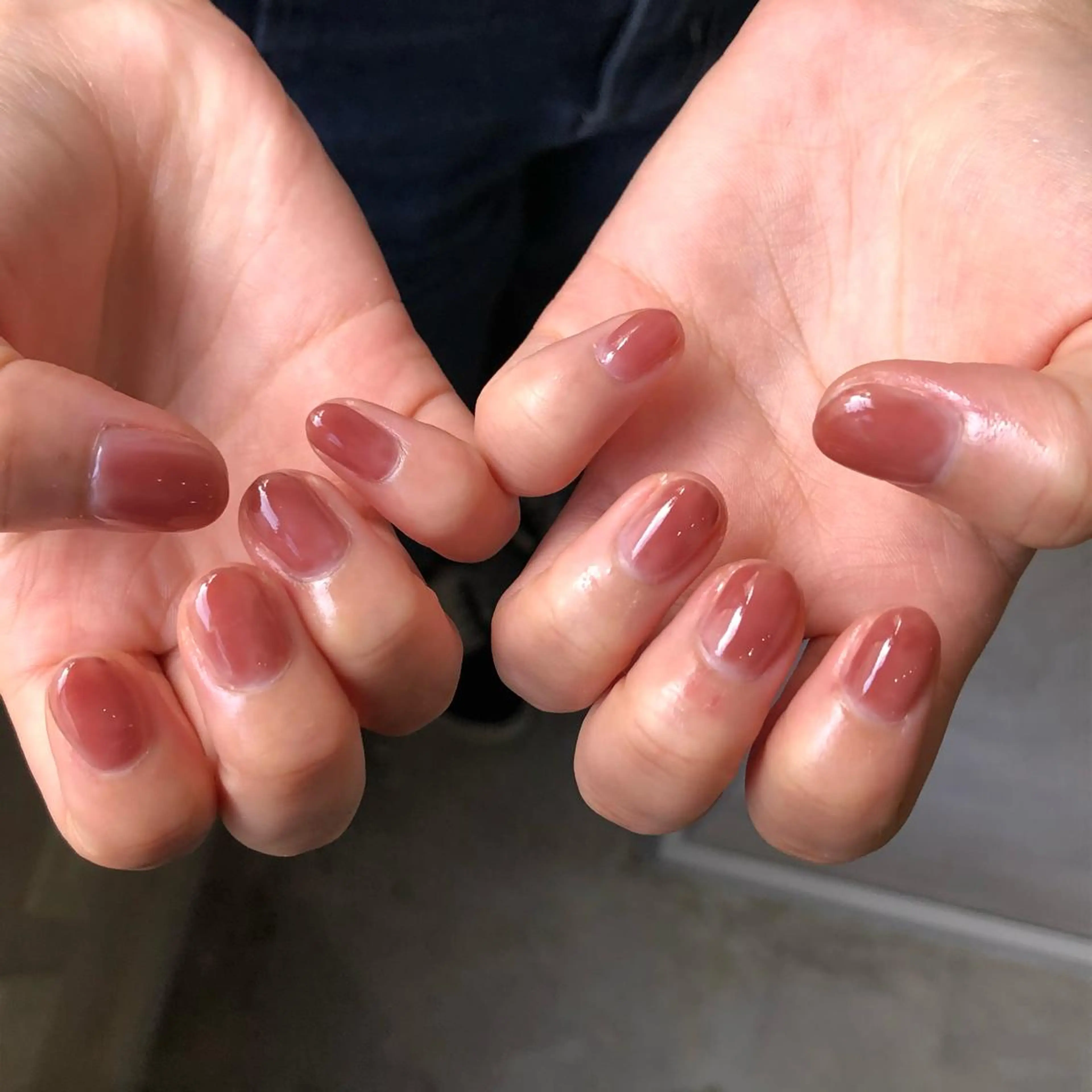 【オフあり】Jr.ネイリスト【ワンカラー/ラメグラ】 最大10色選択可*砂ジェルやラメのワンカラーもOKの写真