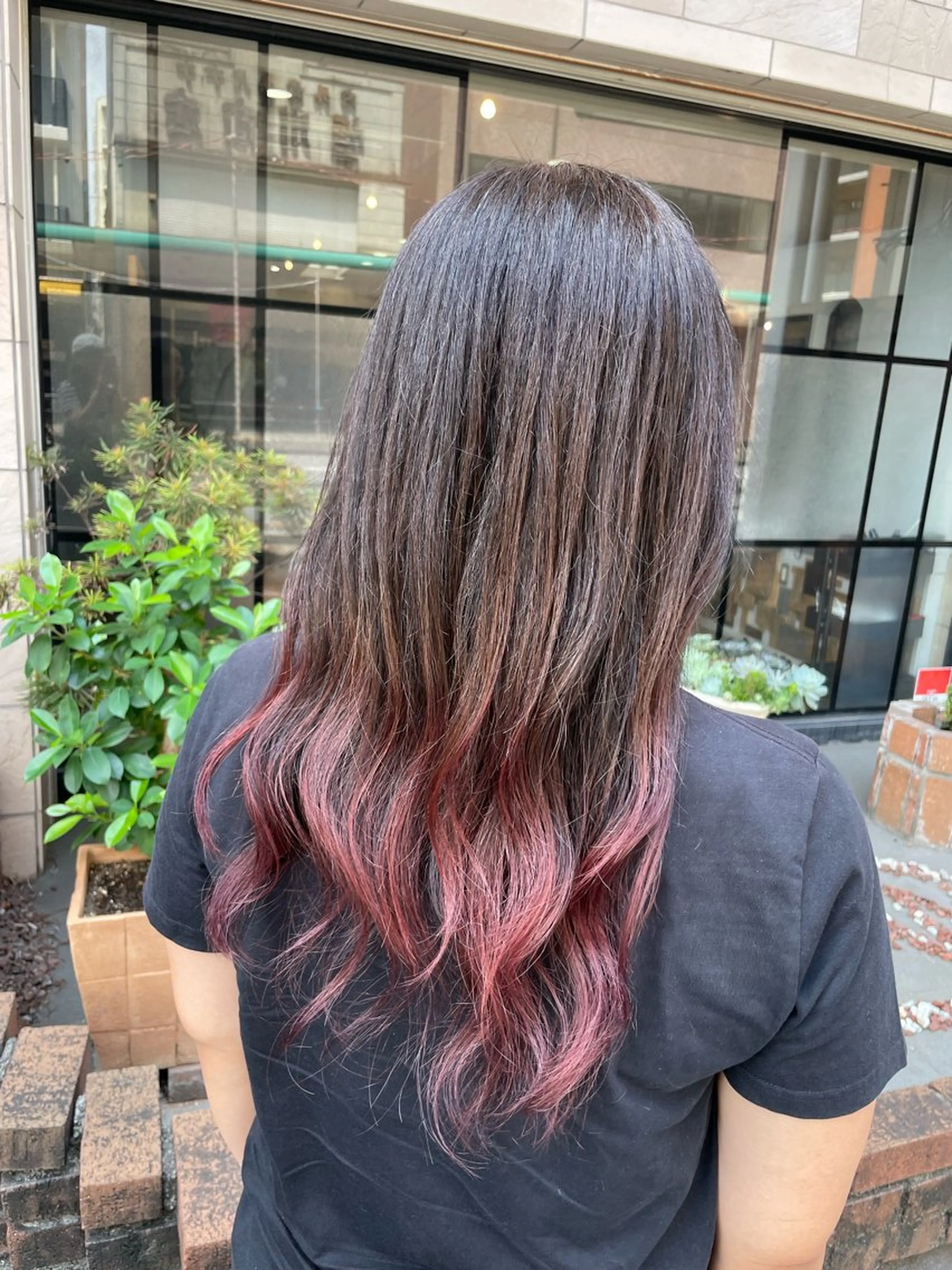 セミロング ヘアカラー トリートメント SHIAN八王子 🇫🇷山本実穂のヘアスタイル