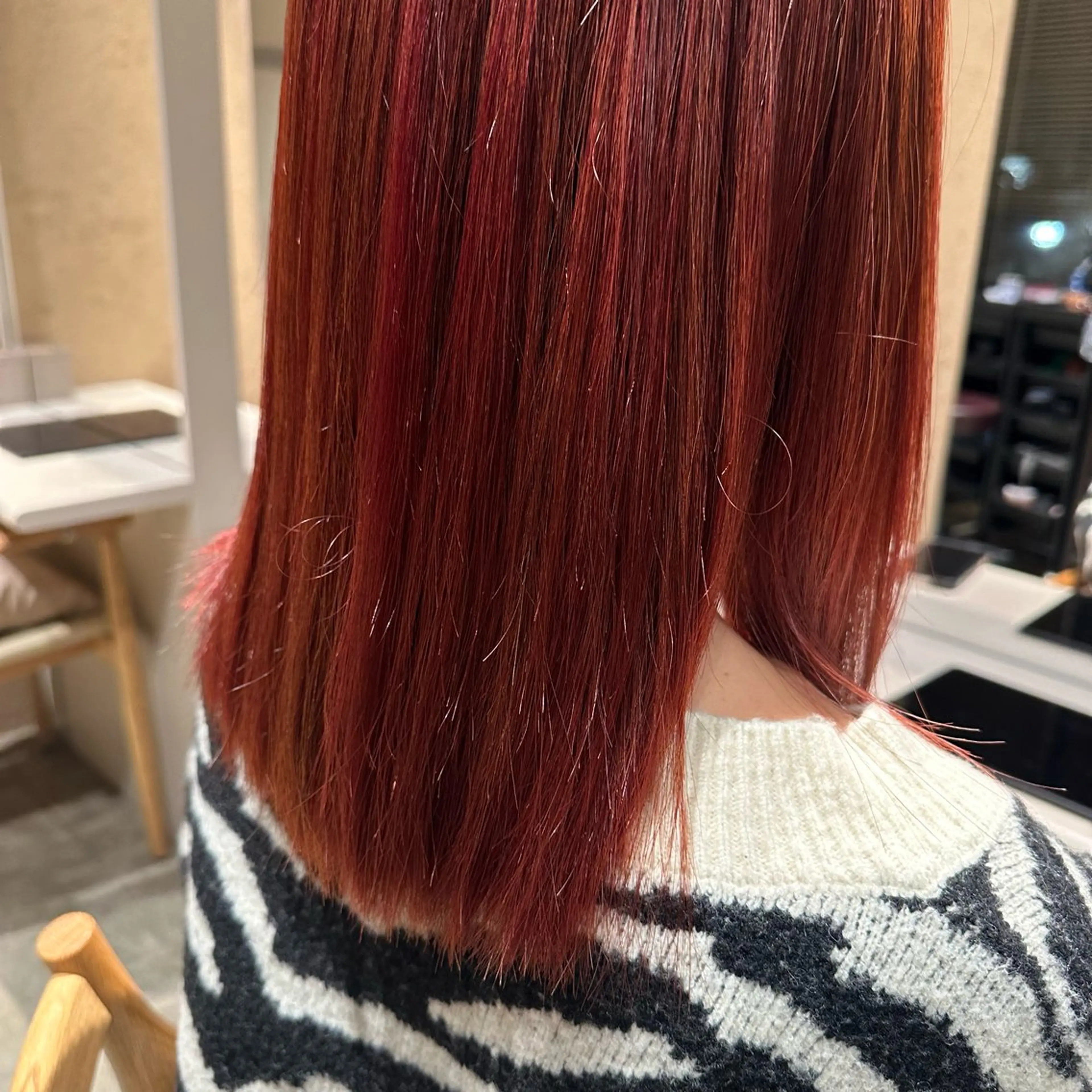 ミディアム みなみ/韓国ボブ/ 韓国レイヤーのヘアスタイル