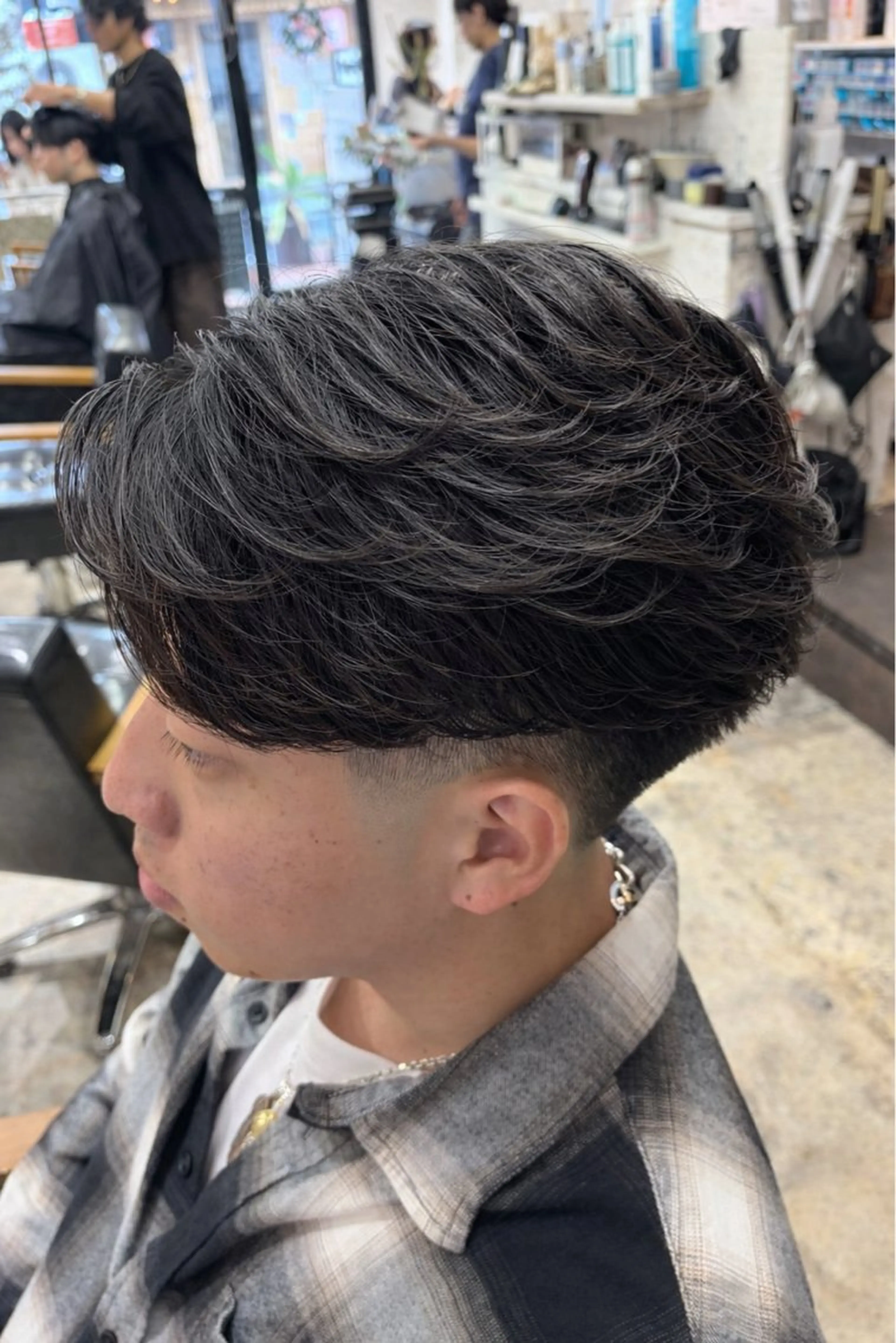 パーマ メンズ フェザーパーマ メンズパーマ スパイキーショート メンズツイストパーマ 波巻きパーマ カット パーマ トリートメント ヘアセット 🌴パーマオタク🌴 長谷川　諒佑🌈のヘアスタイル