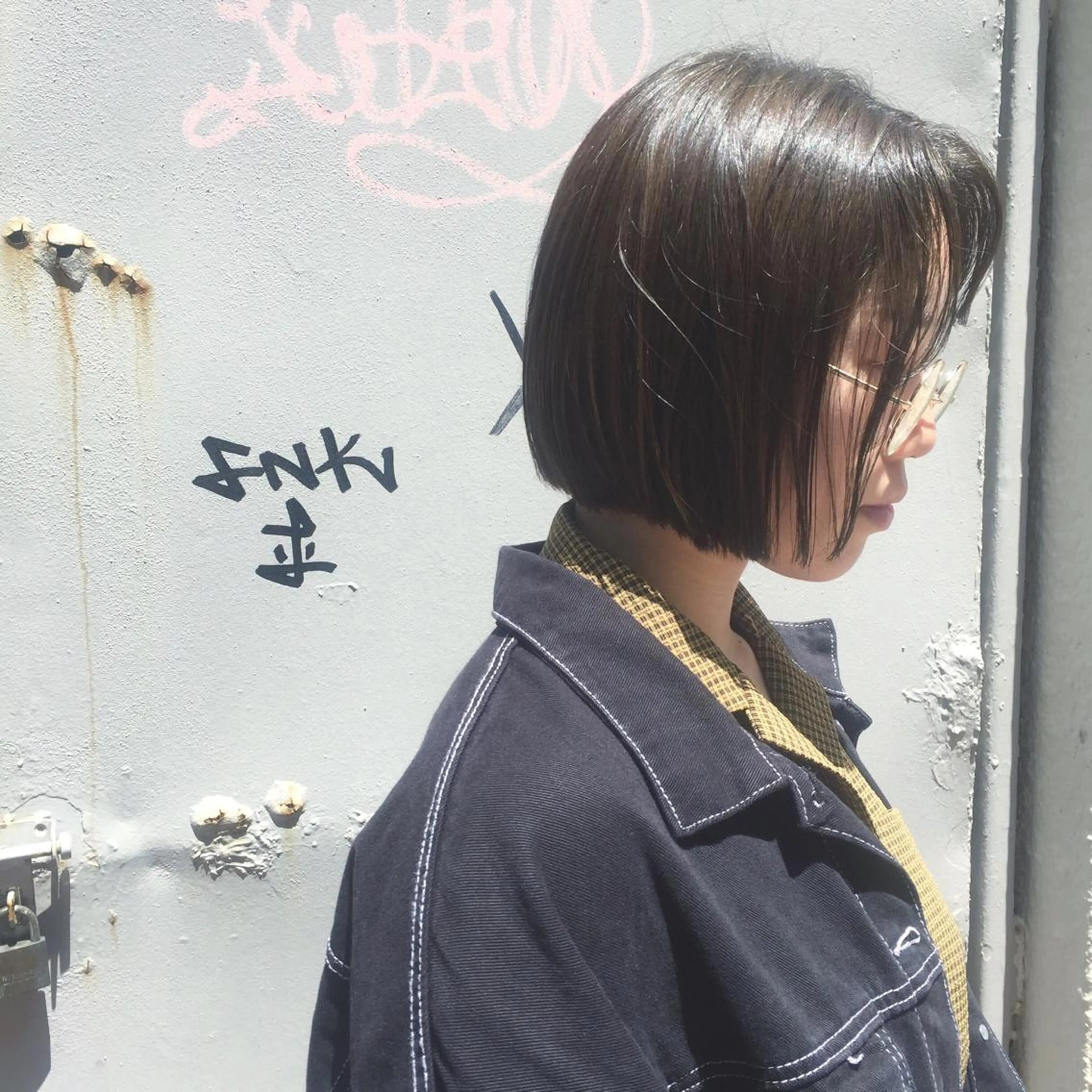 ショート カラー カット 井上 美奈子のヘアスタイル