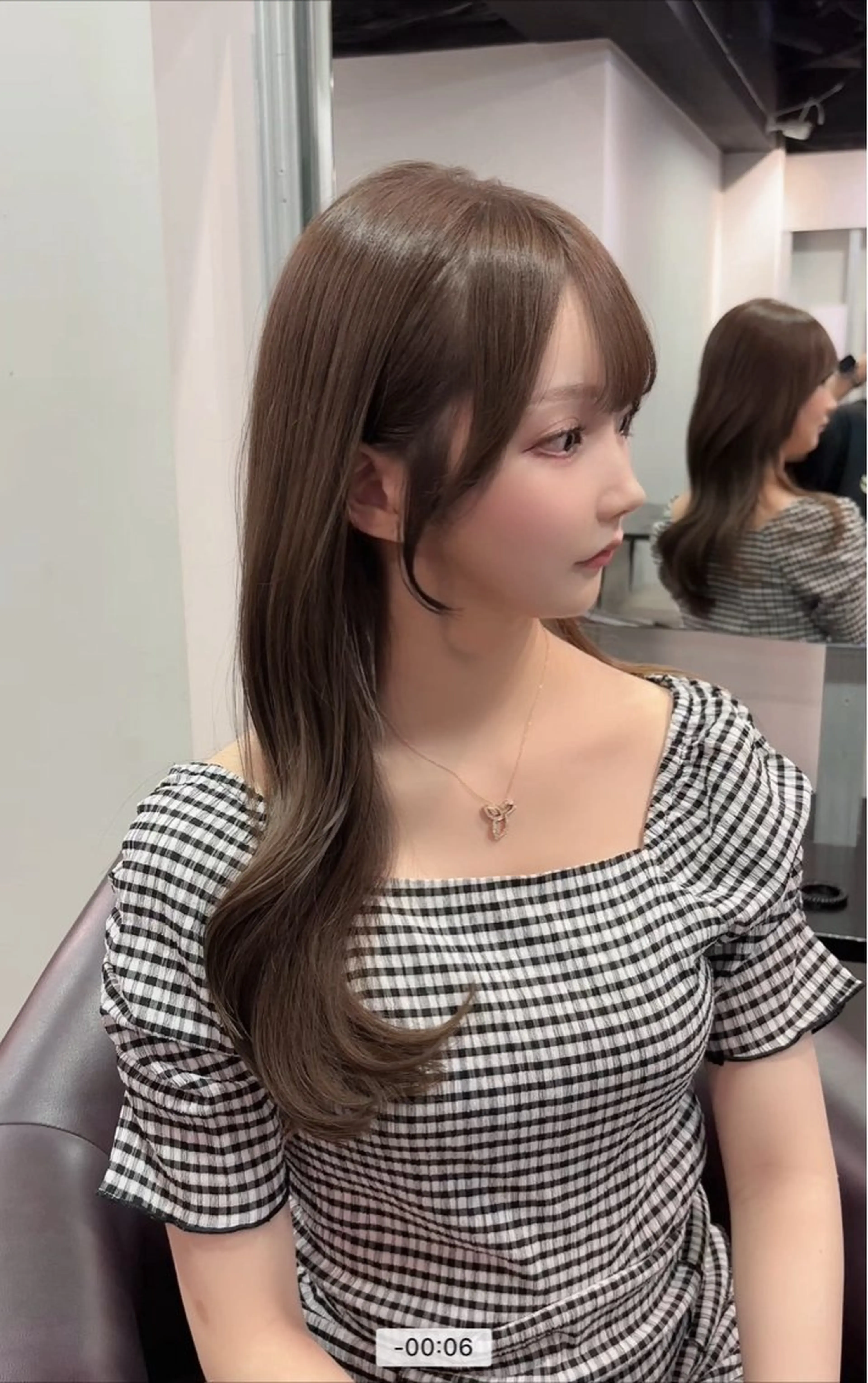 セミロング カラー パーマ ヘアアレンジ グレージュ ヘーゼル 顔周りカット ヘアカラー トリートメント ヘアセット 🌸グレージュ/ ベージュ🌸yutaのヘアスタイル