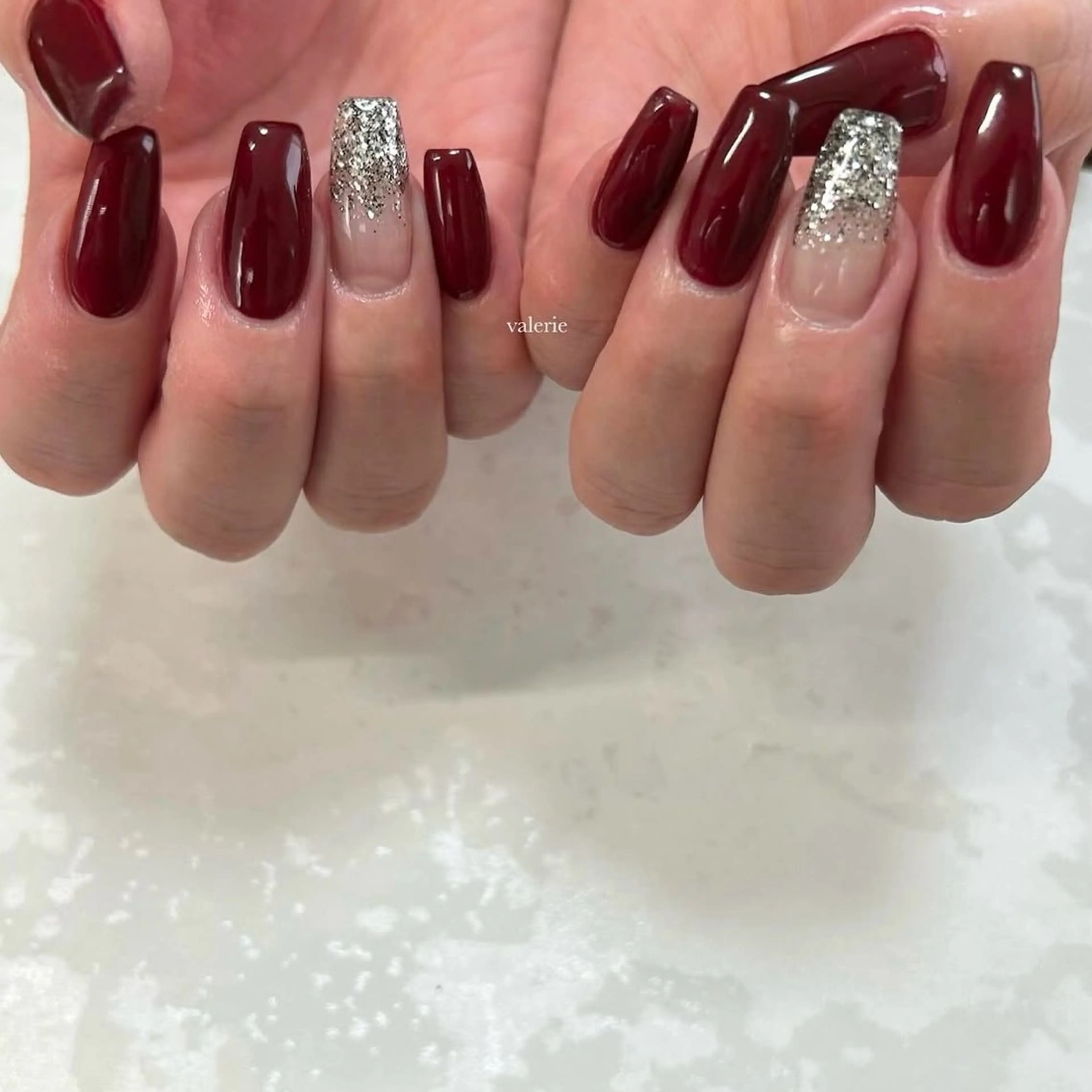 ミディアム ハンドネイル private nailsalon valerie所属・valerie /  miyuのネイルデザイン