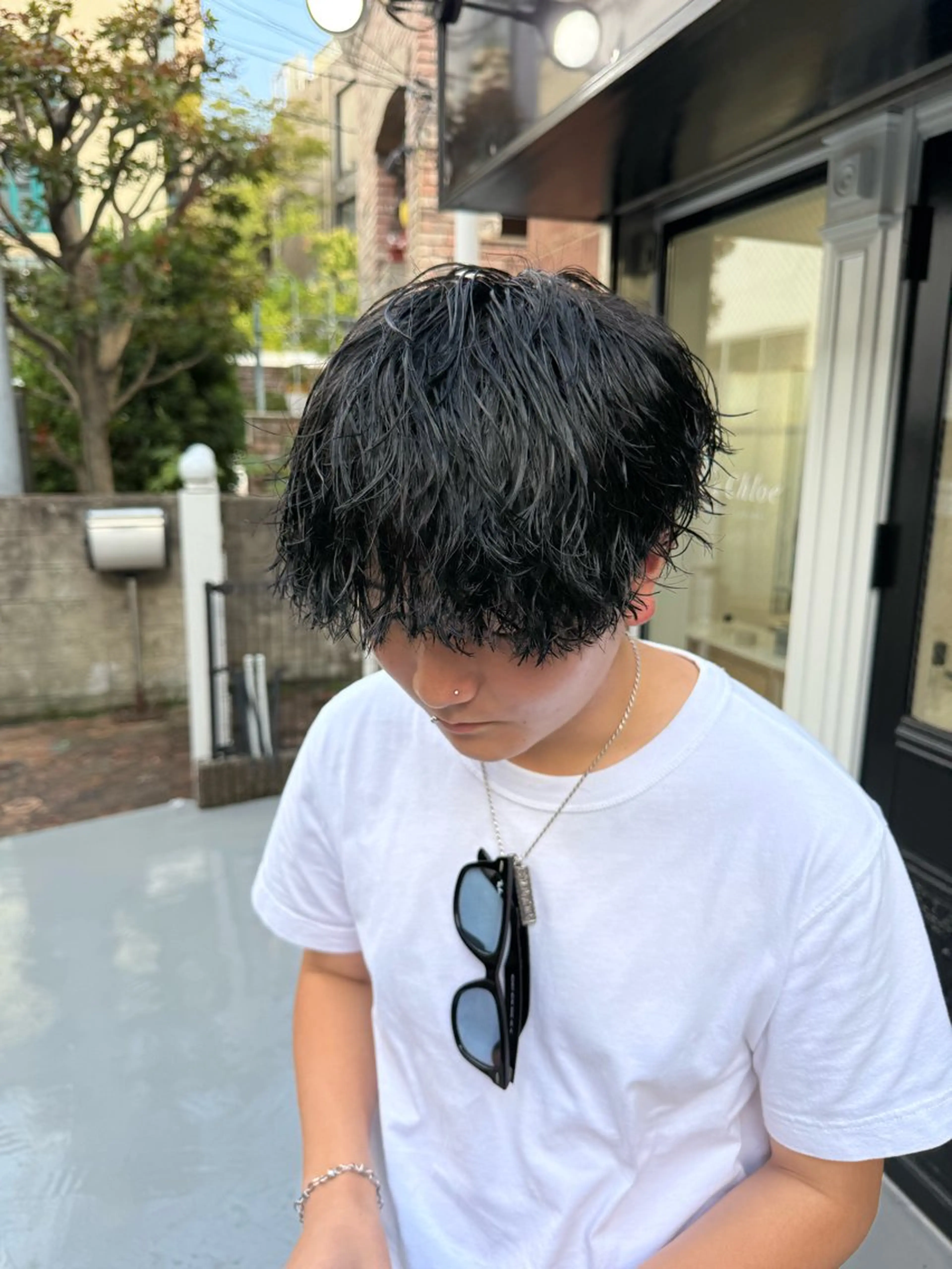 メンズ カット パーマ 【バレイヤージュ】 🔥メンズRYUTAのヘアスタイル