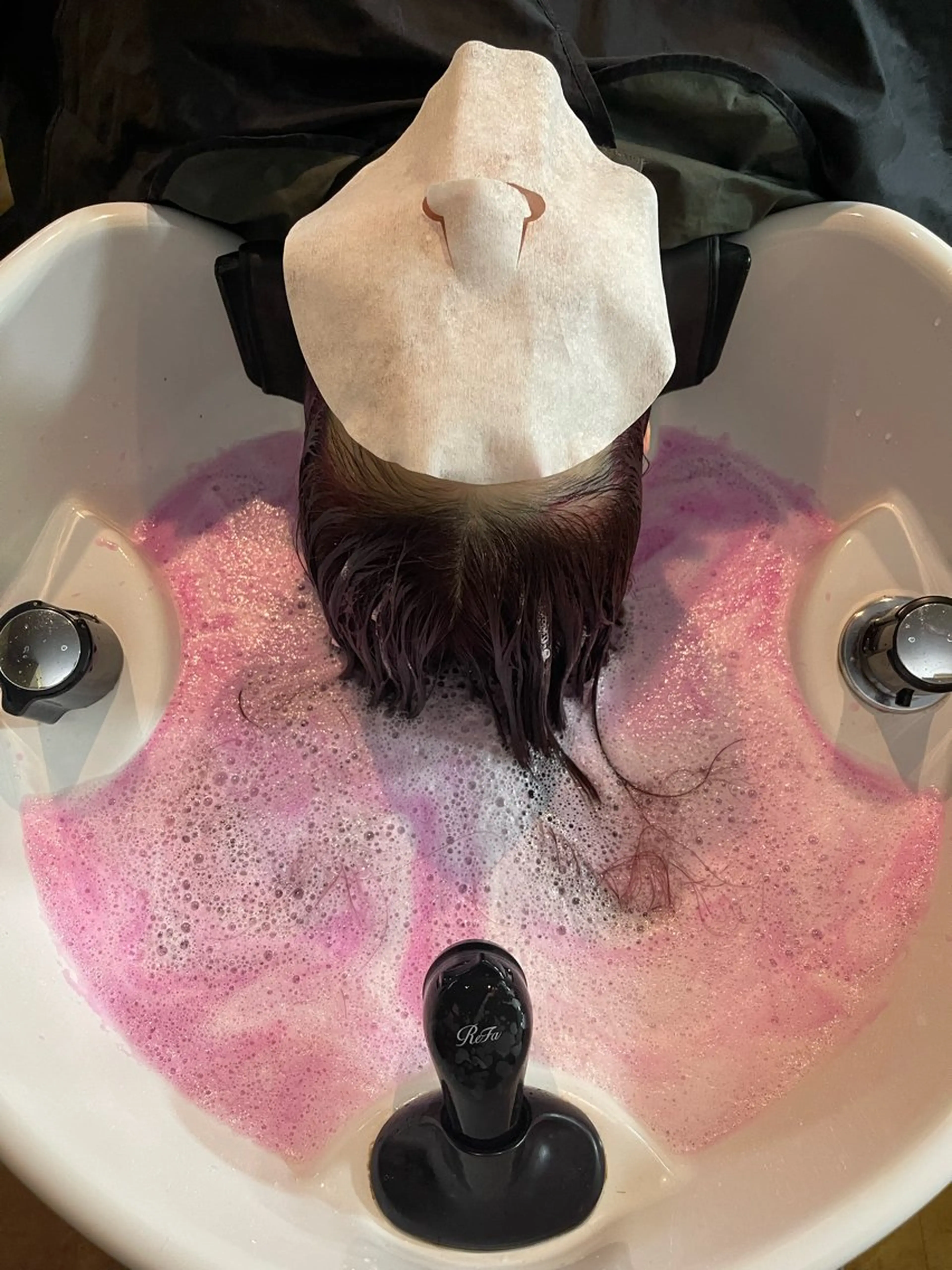 ロング カラー ブリーチ CARE SHINSAIBASHI所属・縮毛・酸性ストレート 専門 今井のヘアスタイル