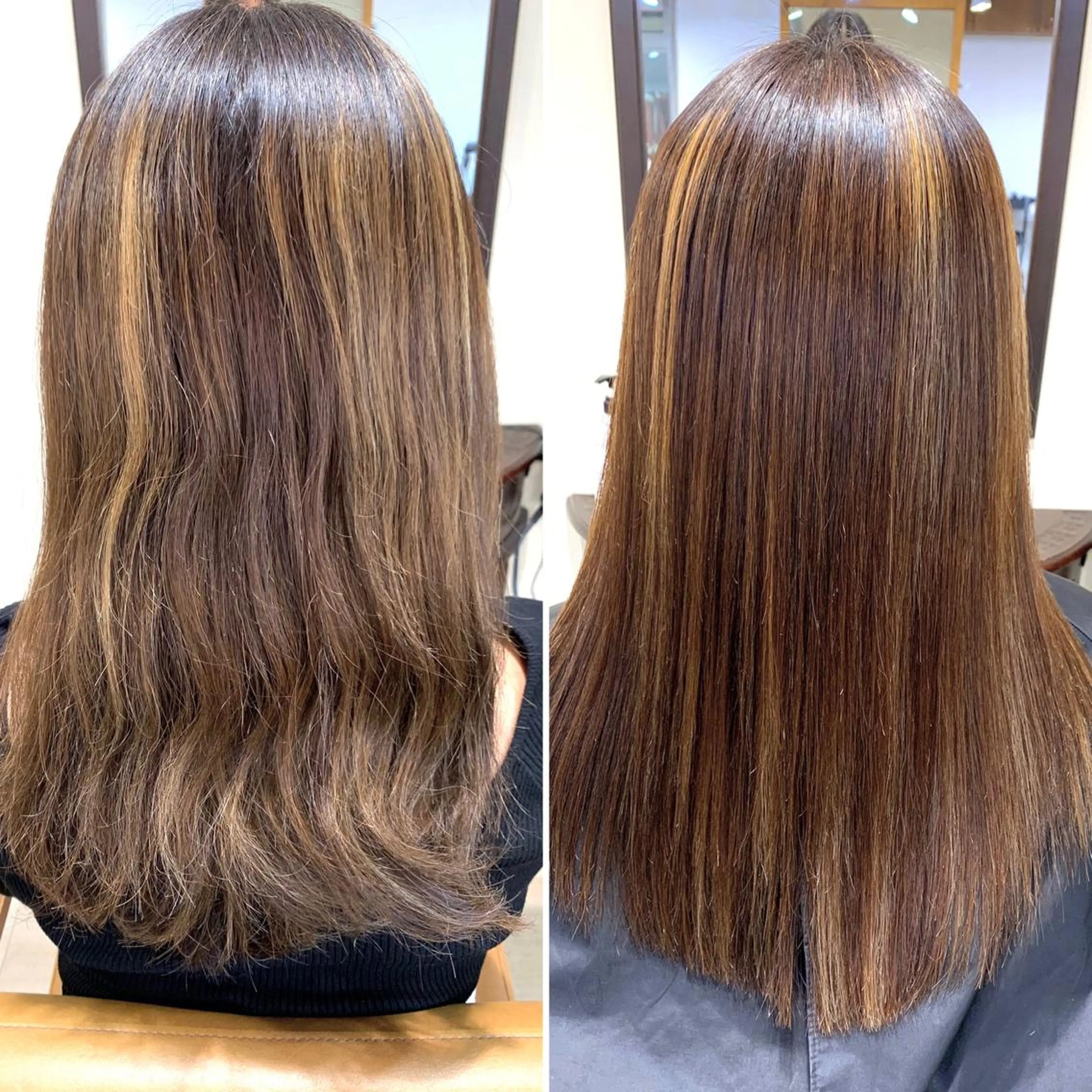 セミロング パーマ カット 縮毛矯正 トリートメント brote所属・髪質改善/山根勇平 /完全マンツーマンのヘアスタイル