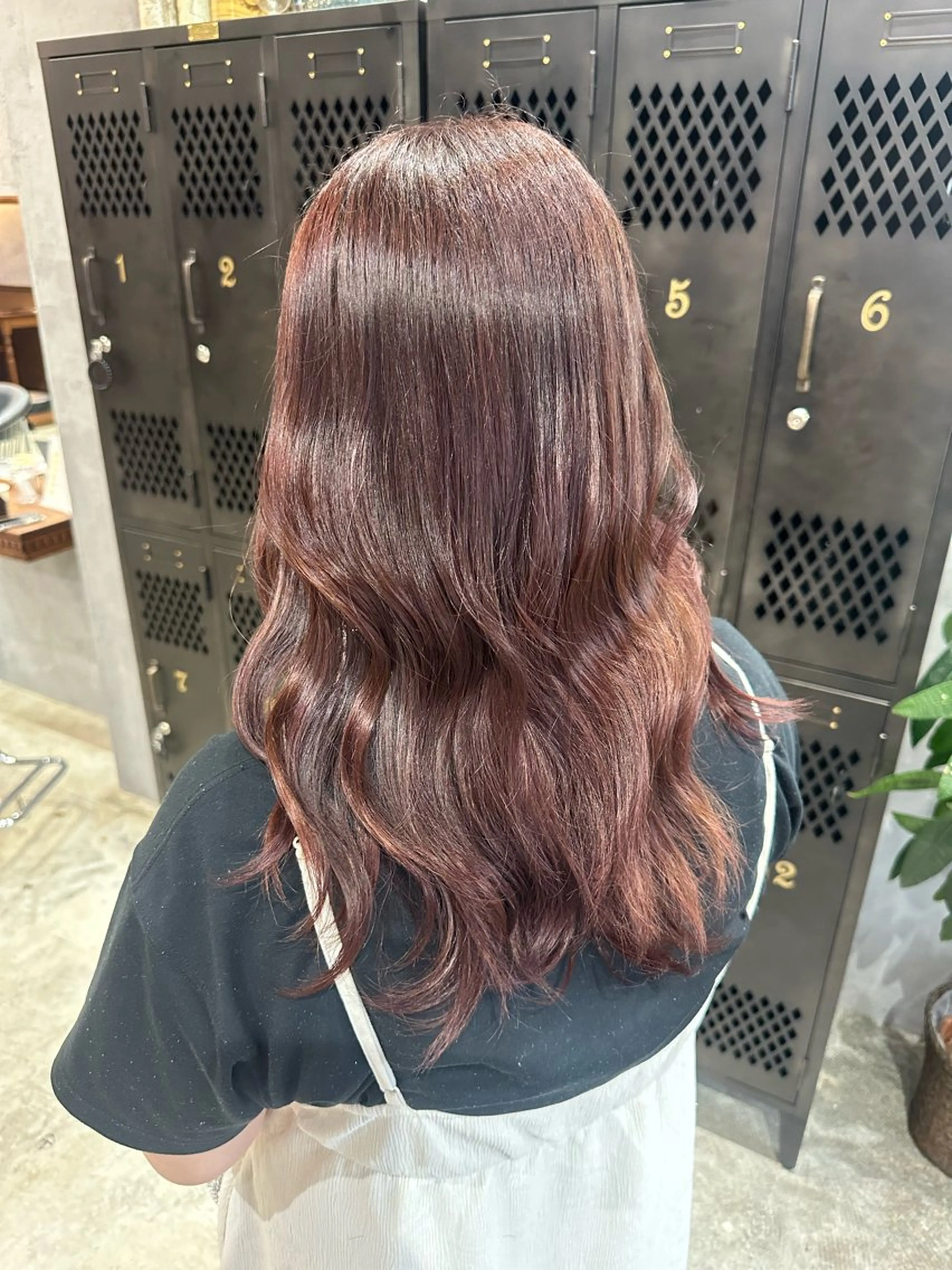 ロング カラー 韓国ヘア/透明感 カラー/金子 愛優のヘアスタイル