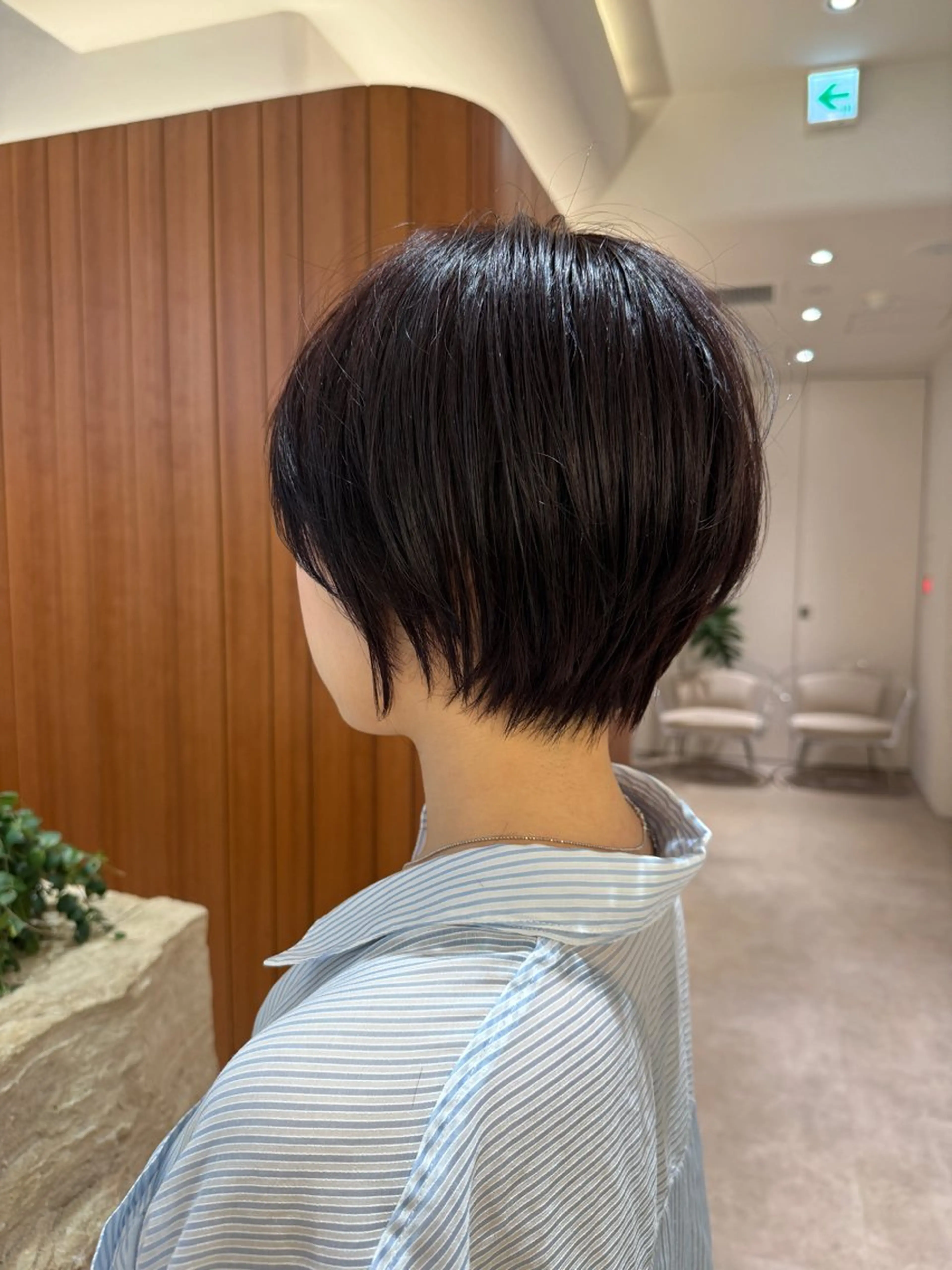 ショート パーマ ショートボブ ショートレイヤー ハンサムショート 丸みショート ボブ カット 縮毛矯正 渋谷ボブ/レイヤー ボブ田中航平のヘアスタイル